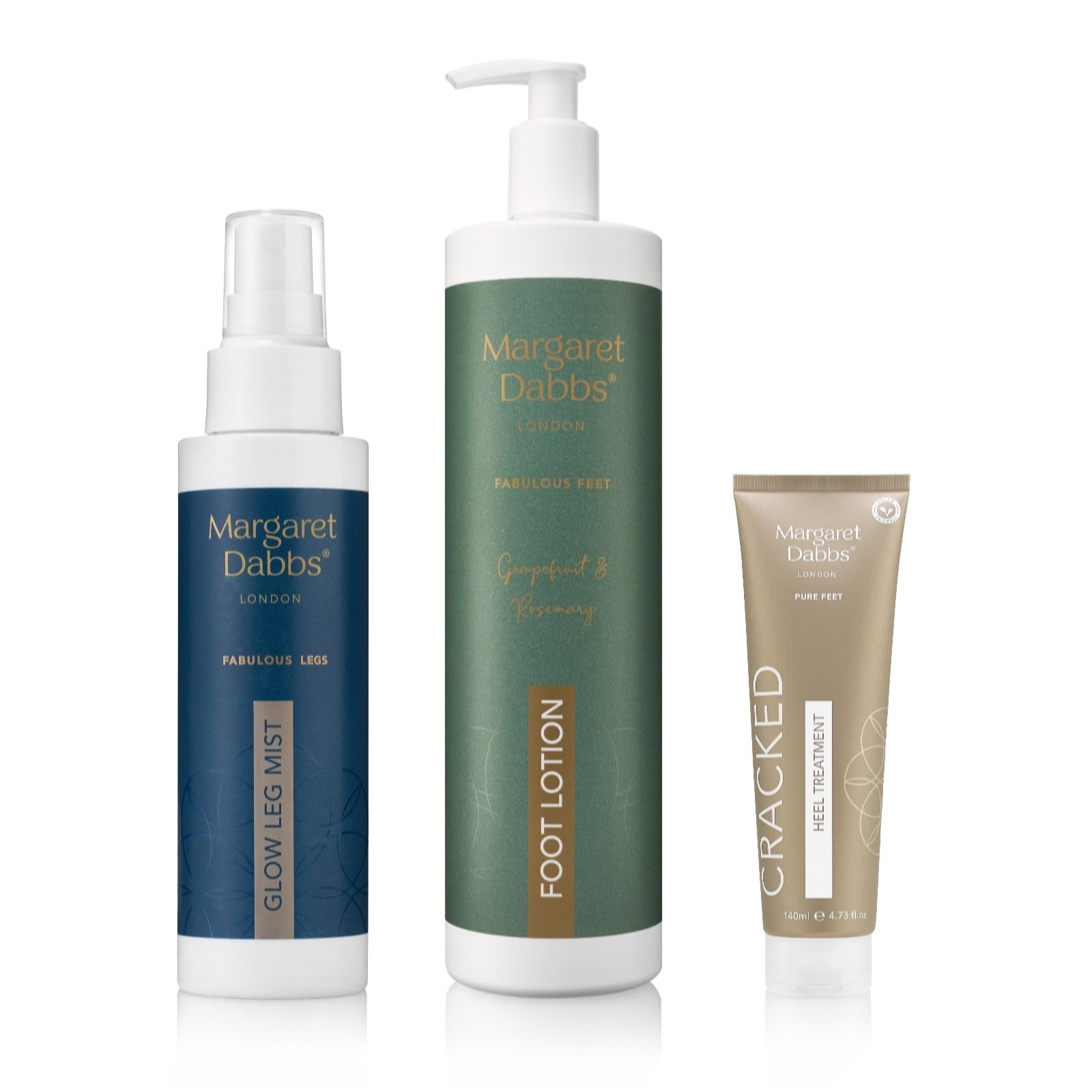 Margaret Dabbs London Supersize Legs and Feet 3 Piece Collection