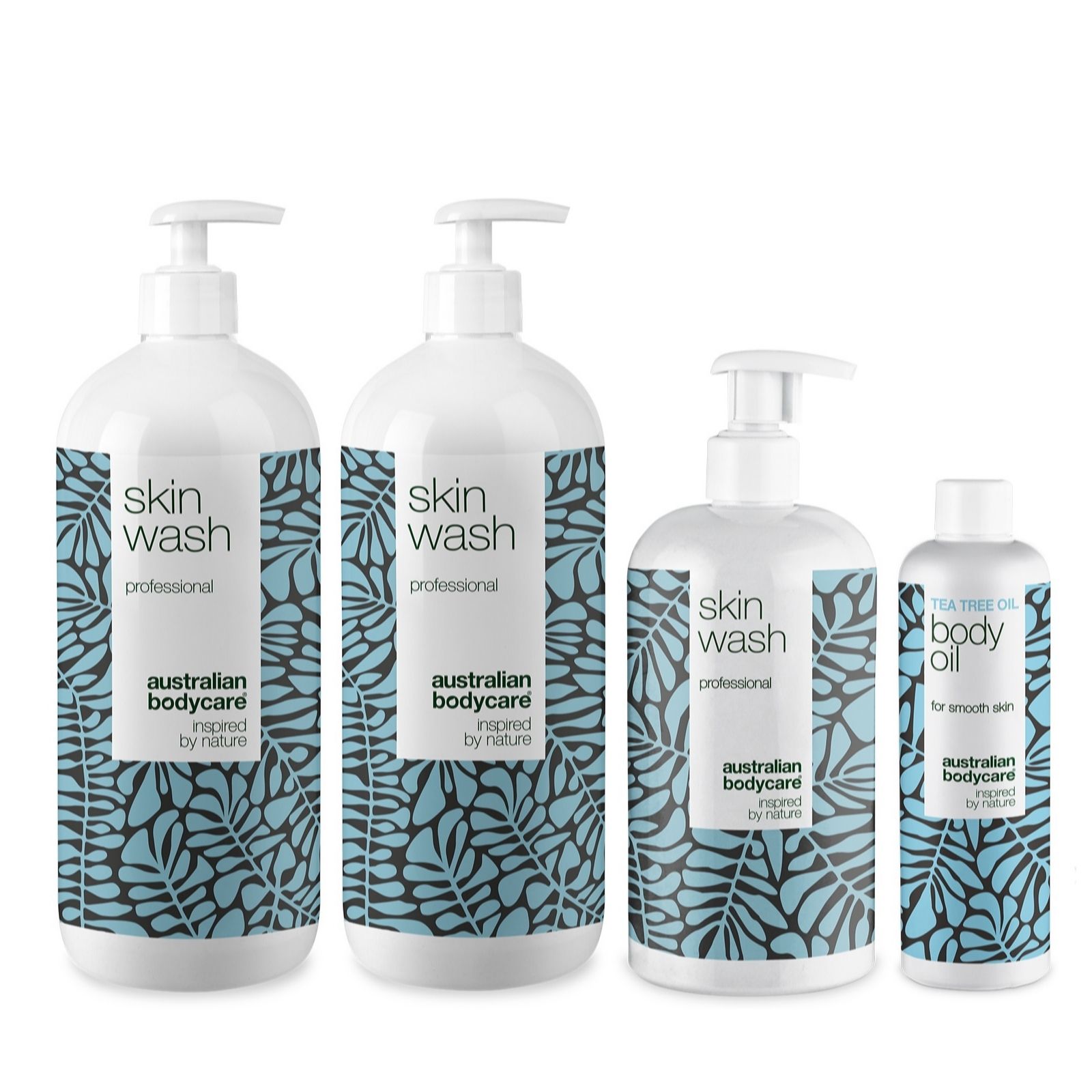 Australian Bodycare 4 Piece Summer Skin Wash & Body Oil Set