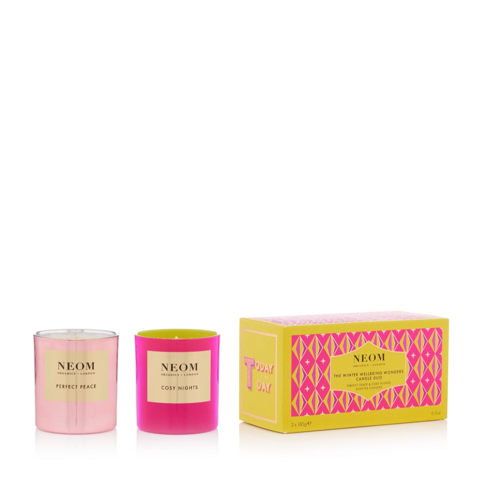 Neom Wellbeing Wonders Scented Candle Duo - QVC UK