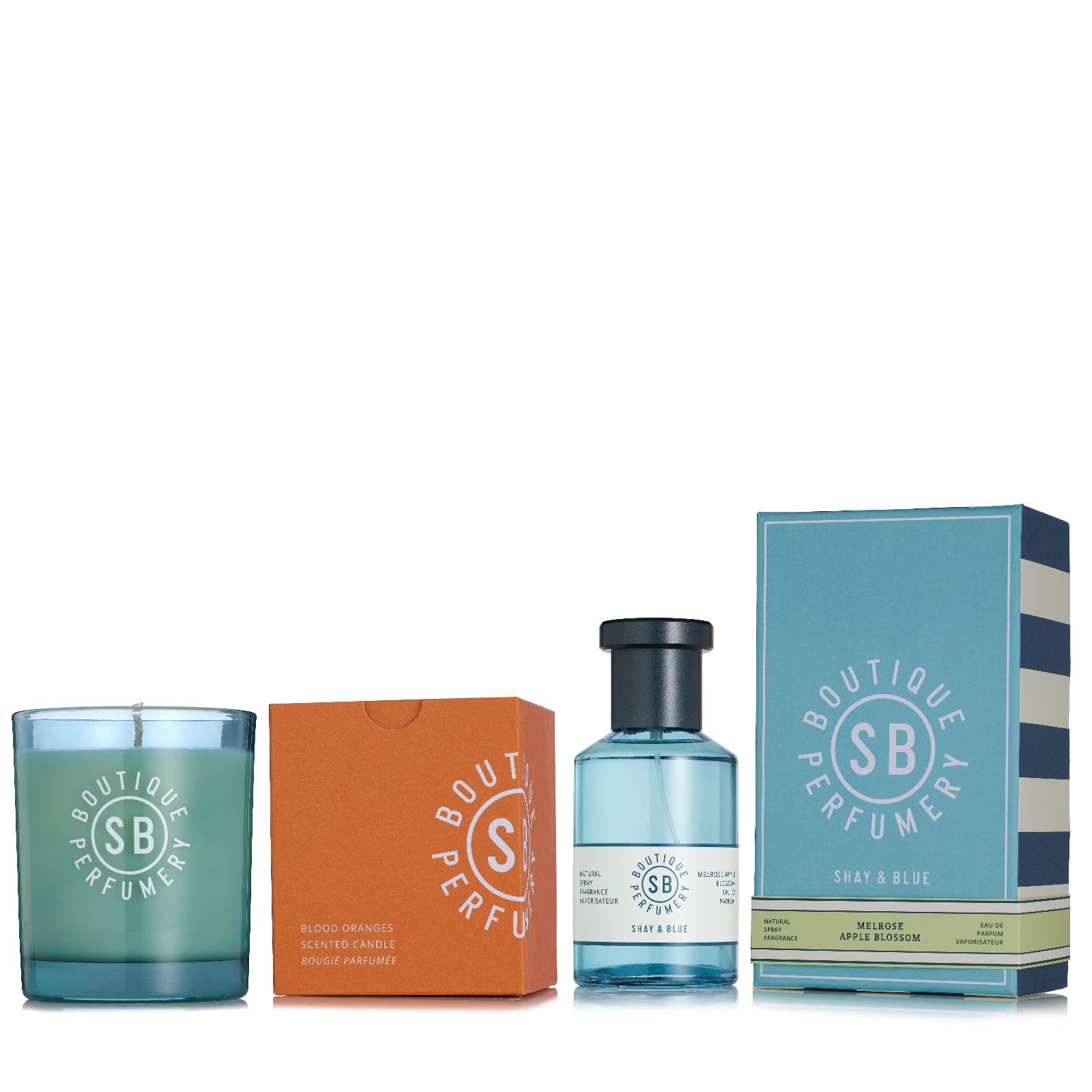 Shay & Blue Fragrance & Candle Duo