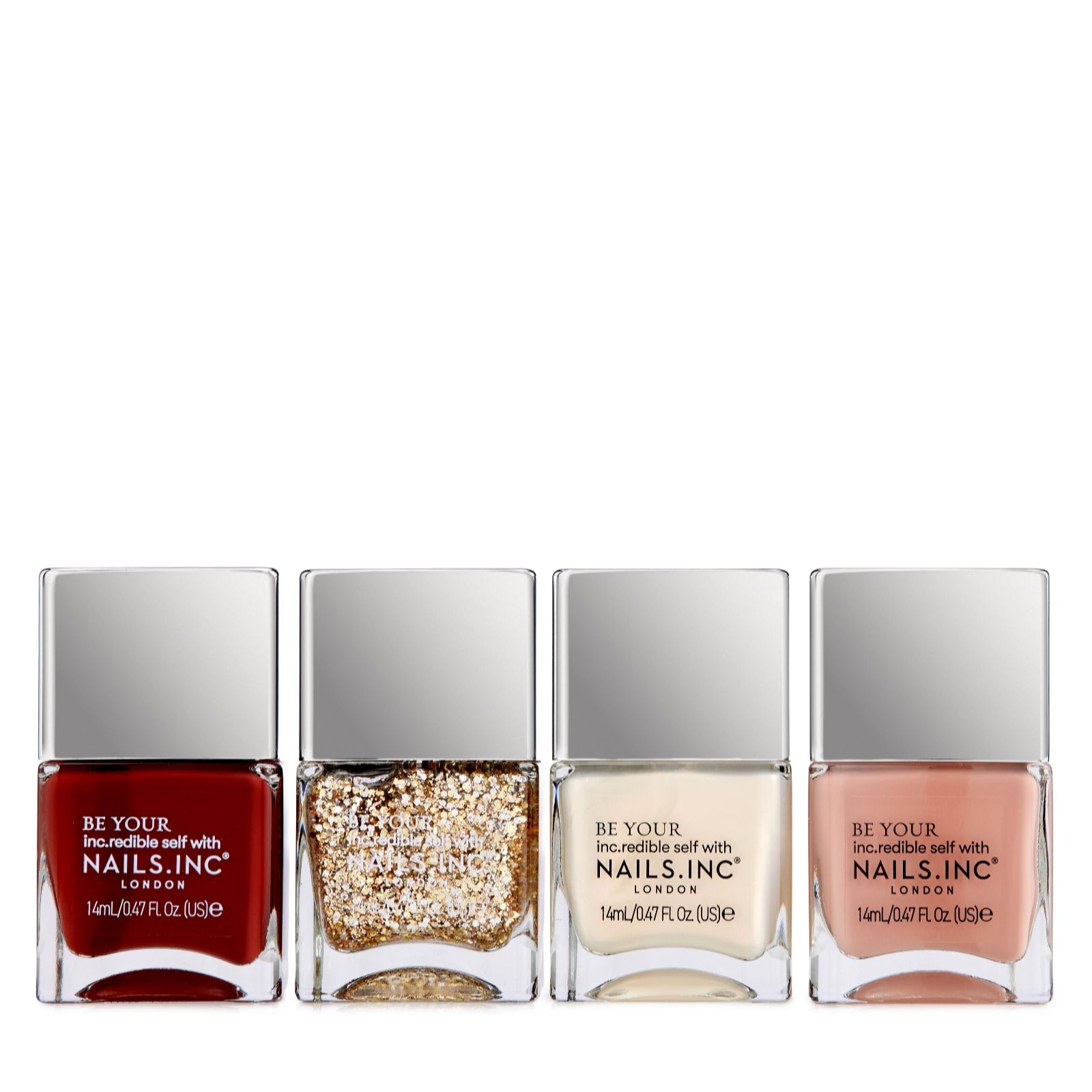 Nails Inc Egg-Stra Polished 4 Piece Collection