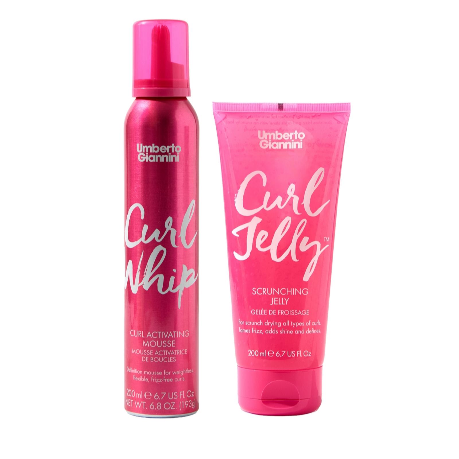 Umberto Giannini Curl Whip & Curl Jelly Styling Set