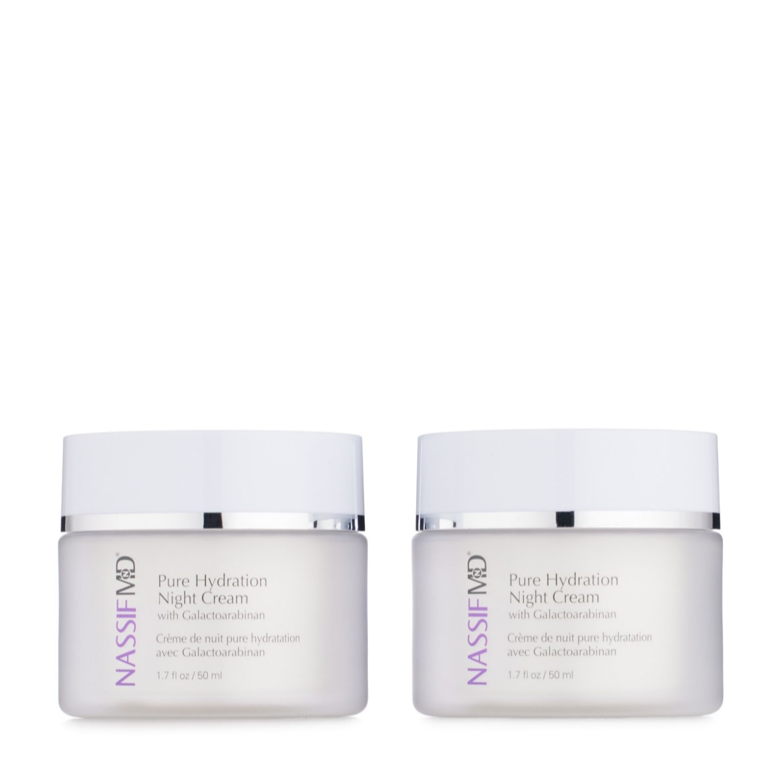 NassifMD Pure Hydration Rejuvenating Night Cream 50ml Duo