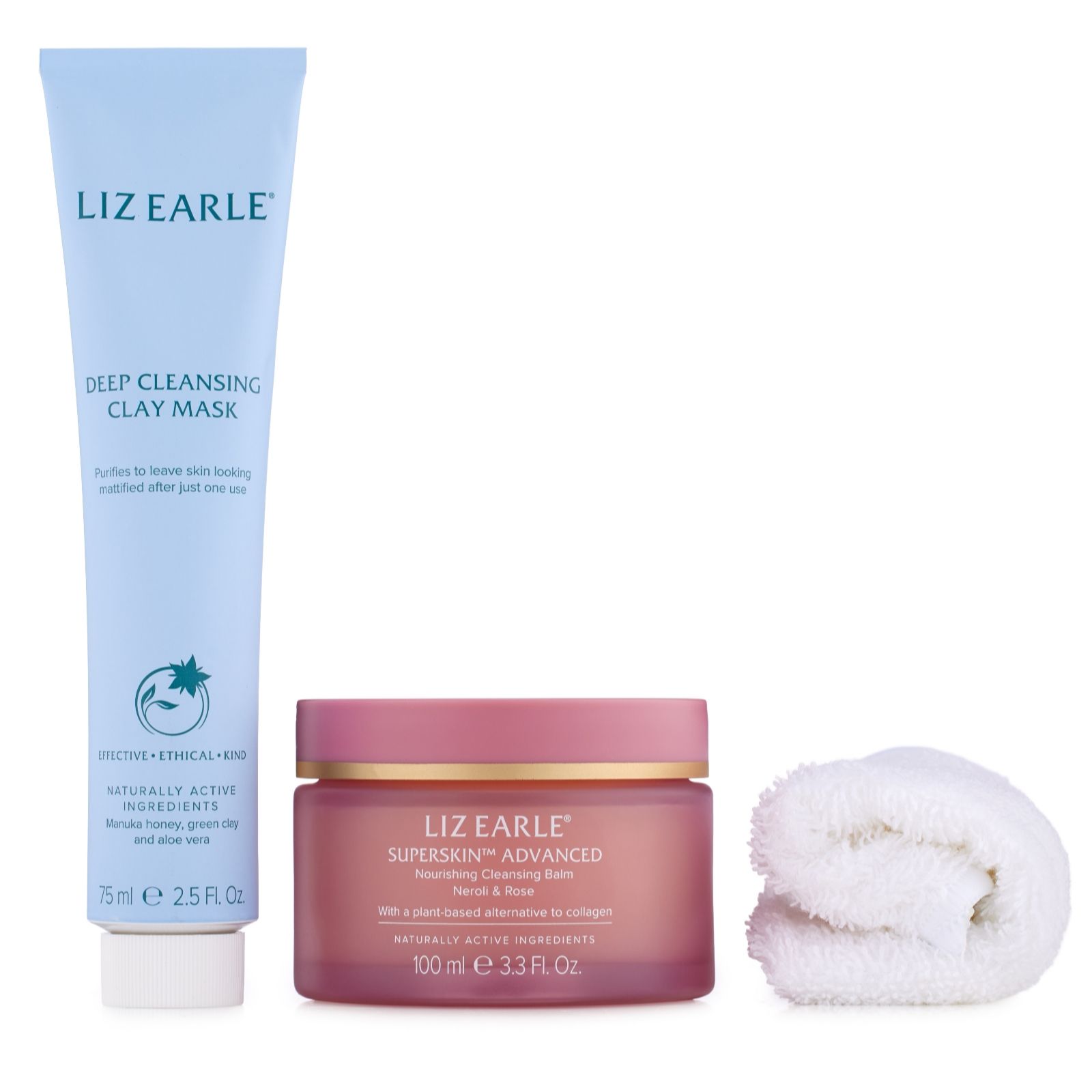 Liz Earle Cleansing Balm Rose & Neroli with Deep Cream Mask