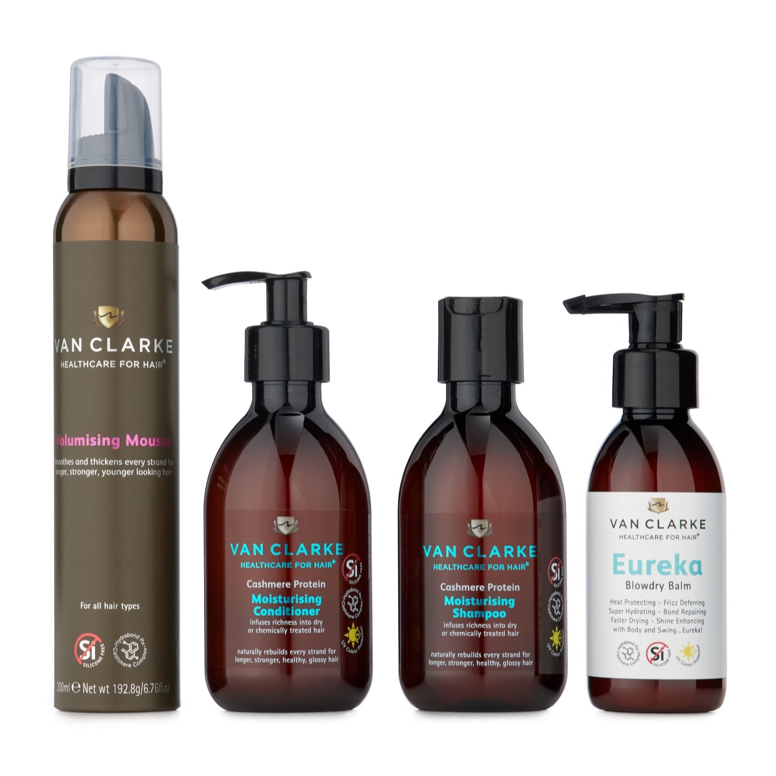 Michael Van Clarke 4 Piece Cleanse, Protect & Style Collection