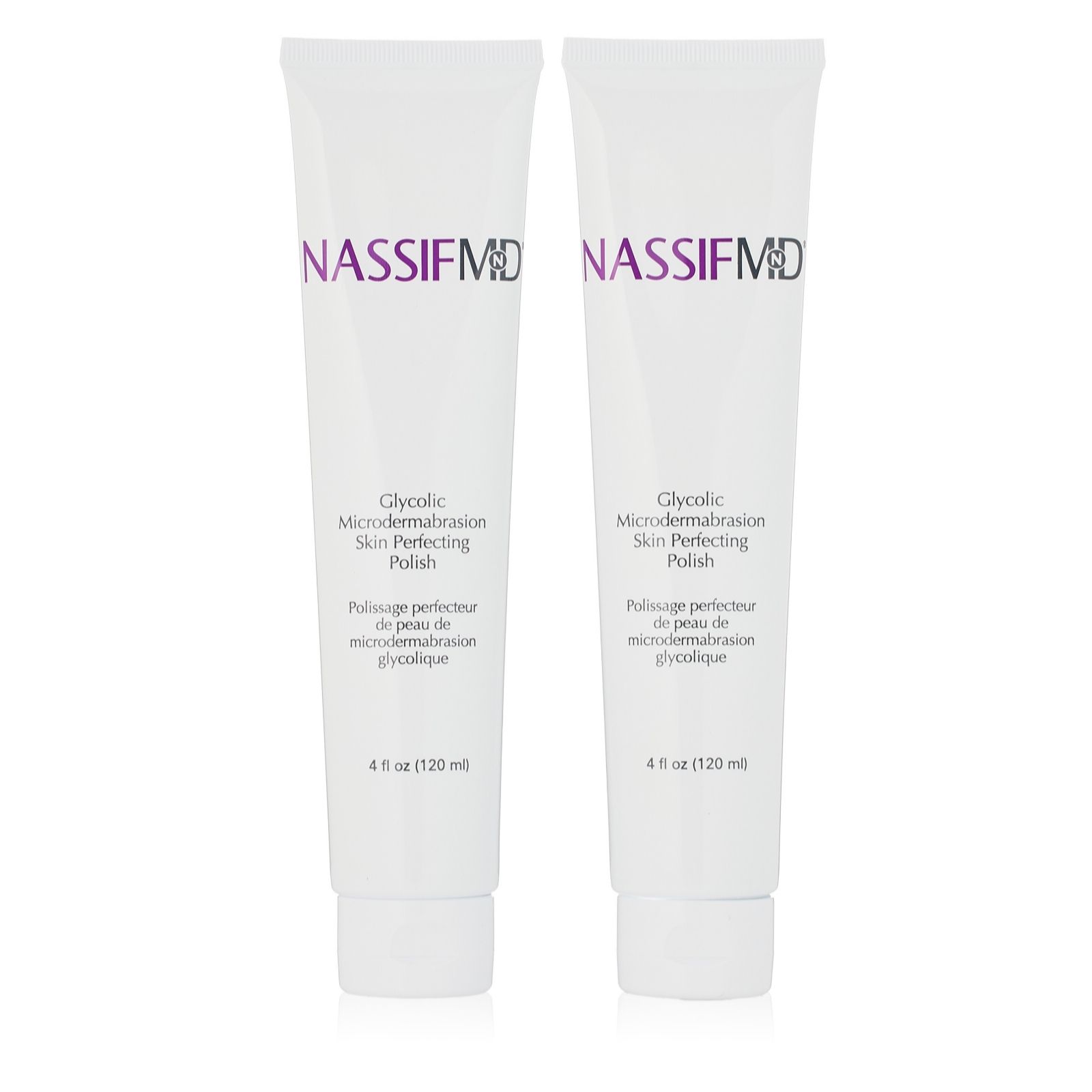 NassifMD Glycolic Microdermabrasion Polish 120ml Duo