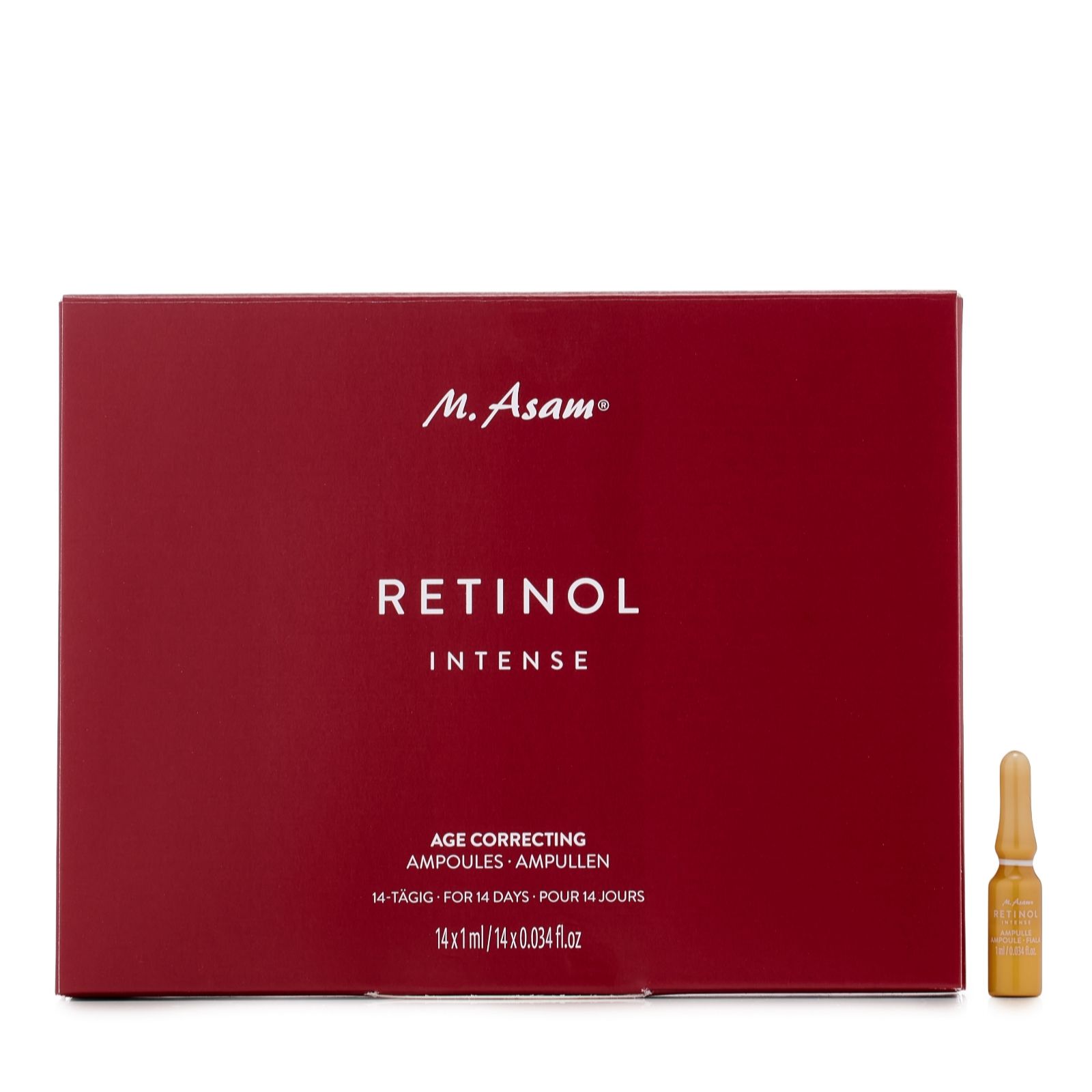 M.Asam Retinol Intense Age Correcting Ampoules 14 x 1ml