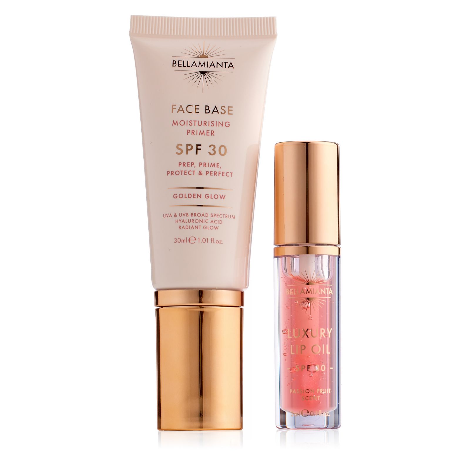 Bellamianta SPF Face Base primer & SPF Lip Oil