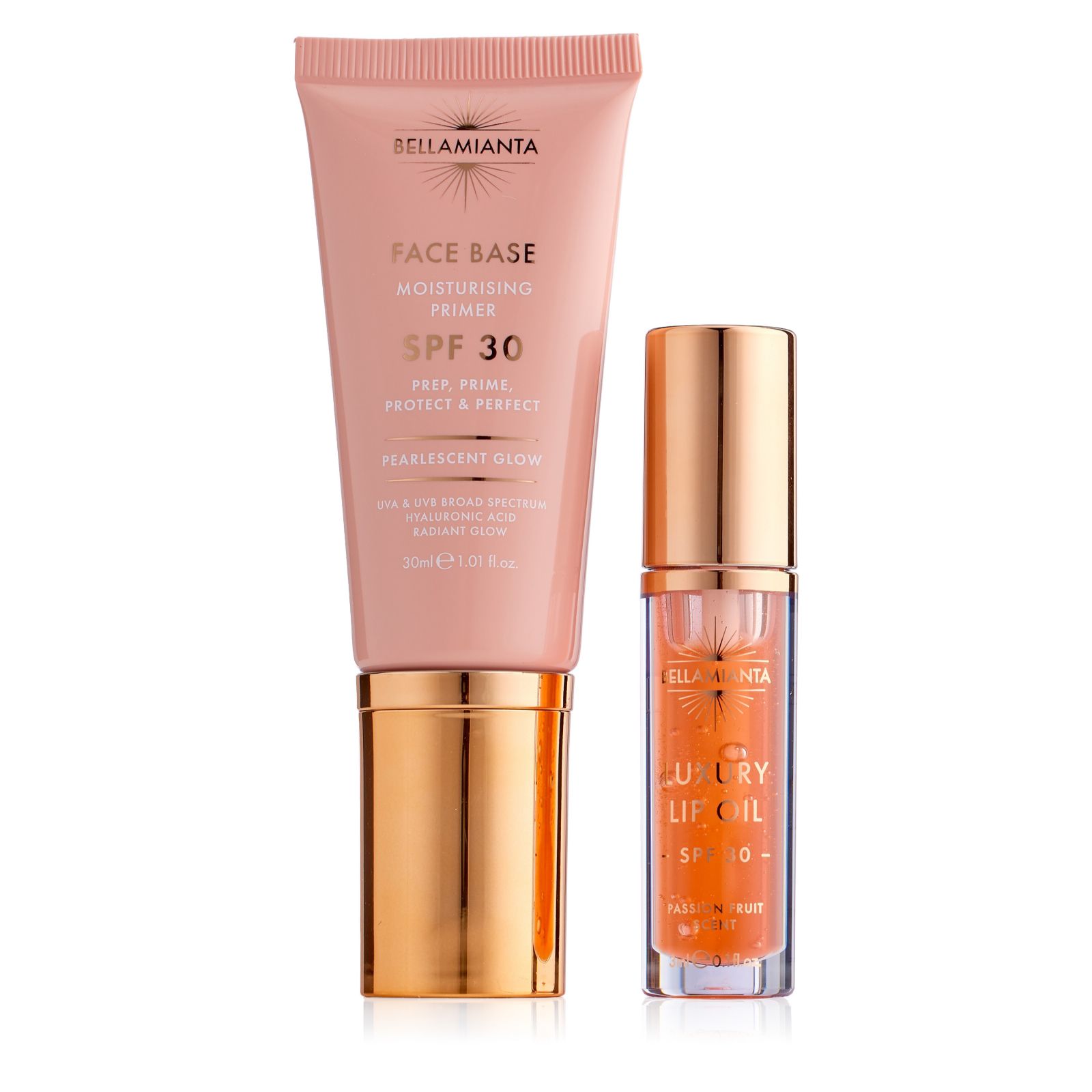 Bellamianta SPF Face Base primer & SPF Lip Oil