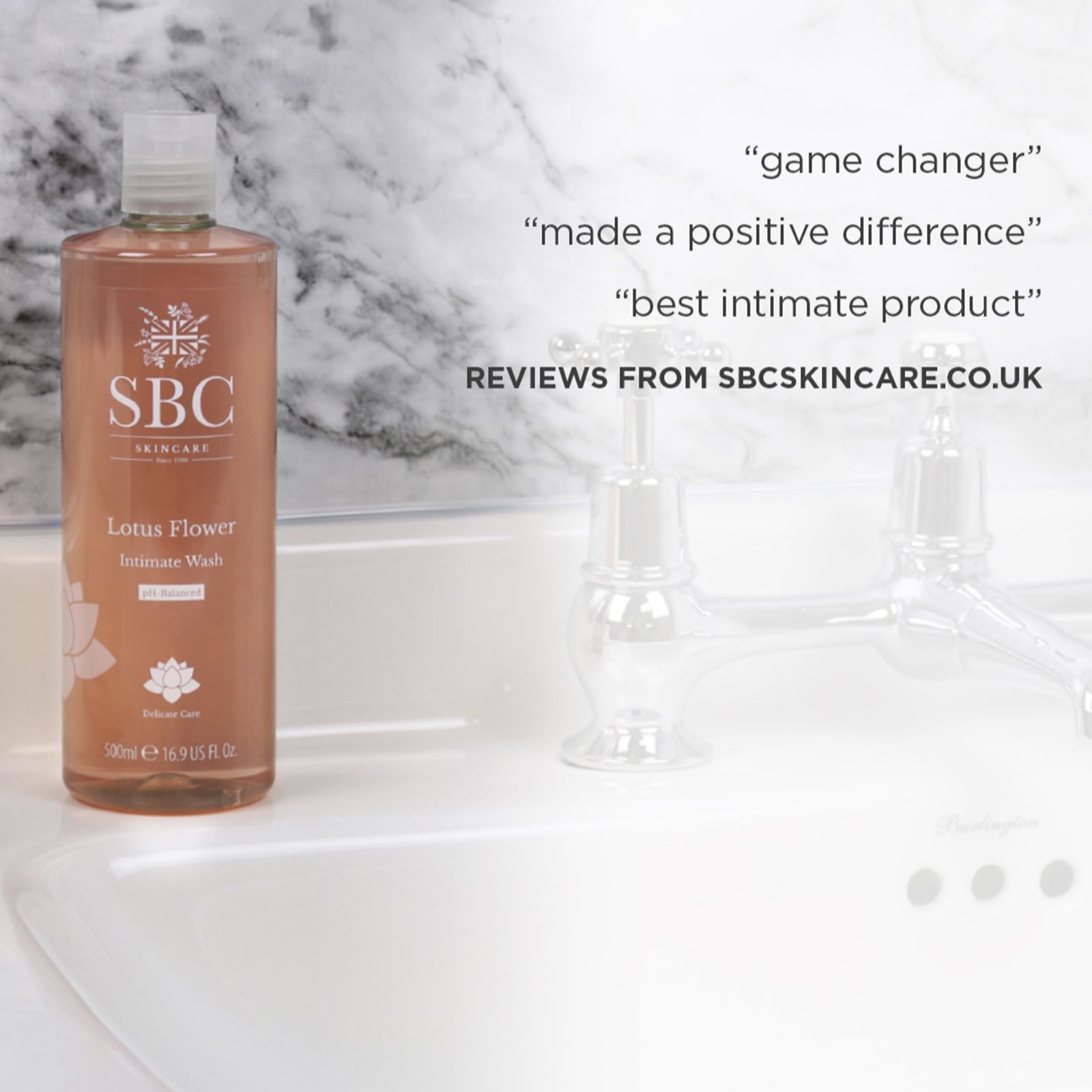 SBC Lotus Flower 4 Piece Intimate Collection QVC UK