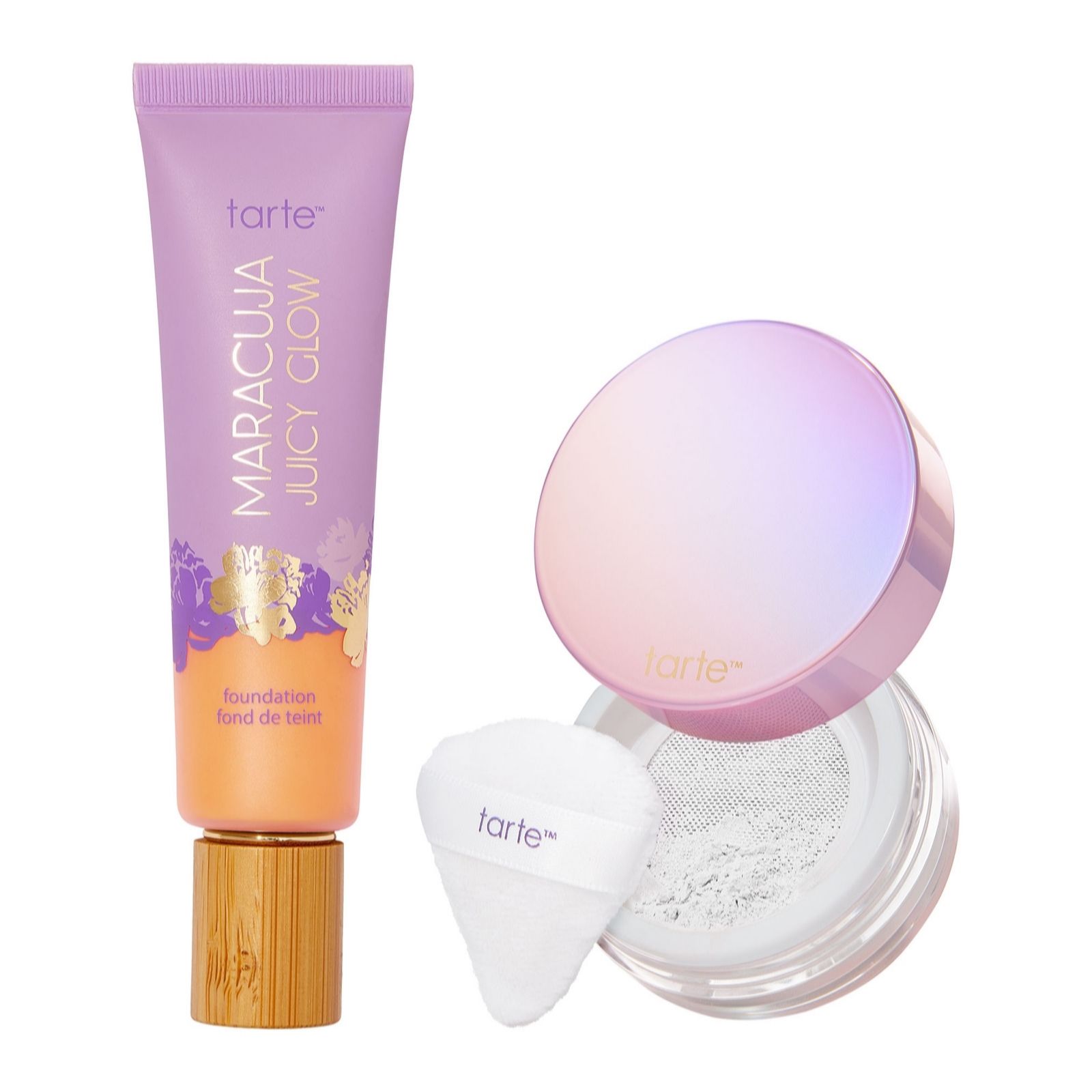 tarte Maracuja Juicy Glow Tint & Creasless Transluscent Powder Duo