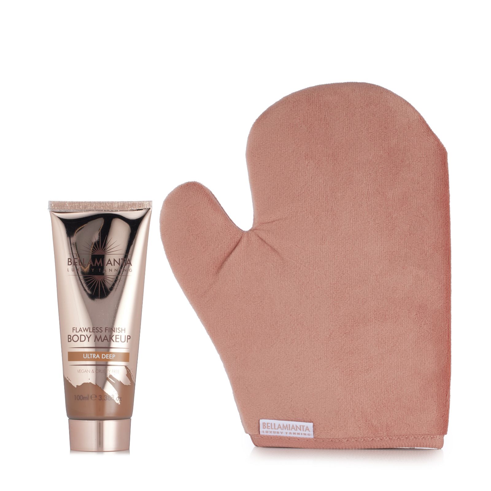 Bellamianta Instant Body Makeup & Velvet Mitt