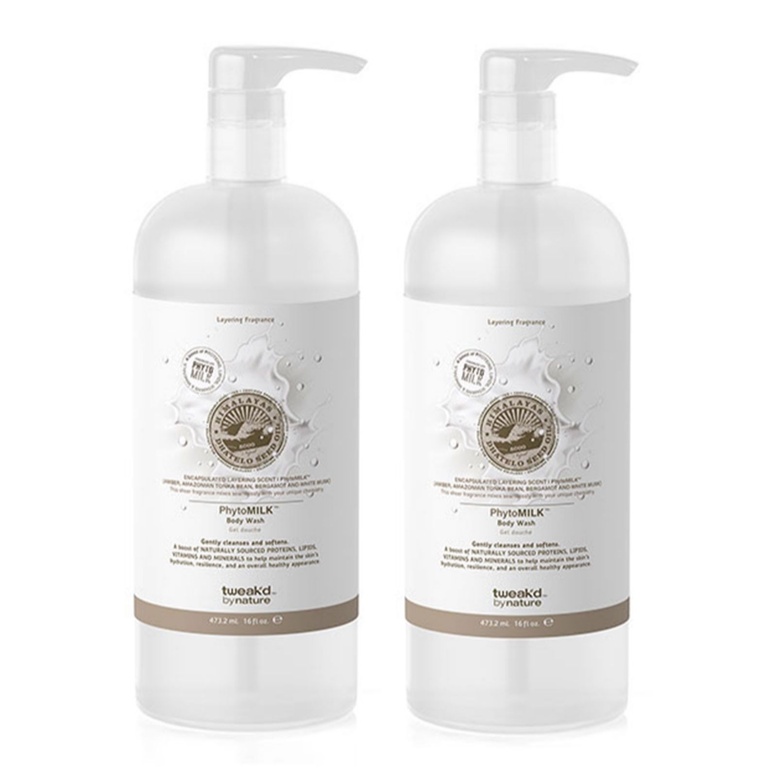 Tweak'd by Nature Supersize Body Wash 16oz. Duo