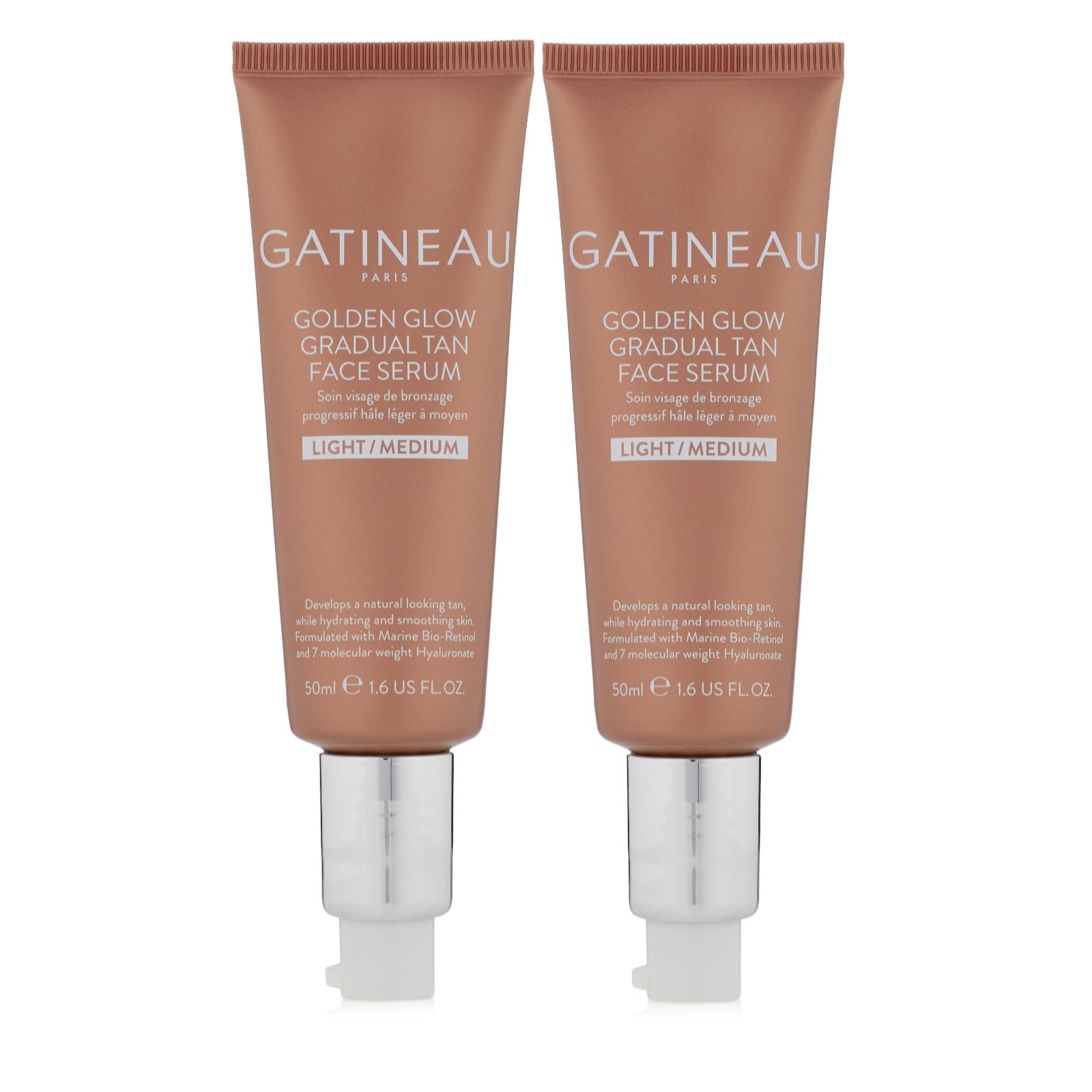 Gatineau Golden Glow Gradual Tan Face Serum Duo