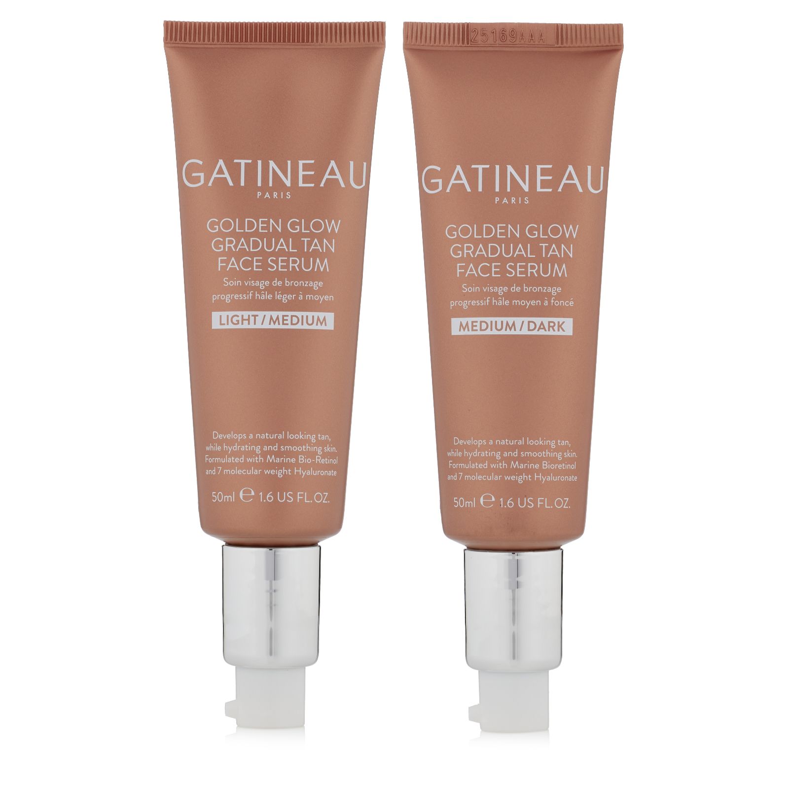 Gatineau Golden Glow Gradual Tan Face Serum Duo
