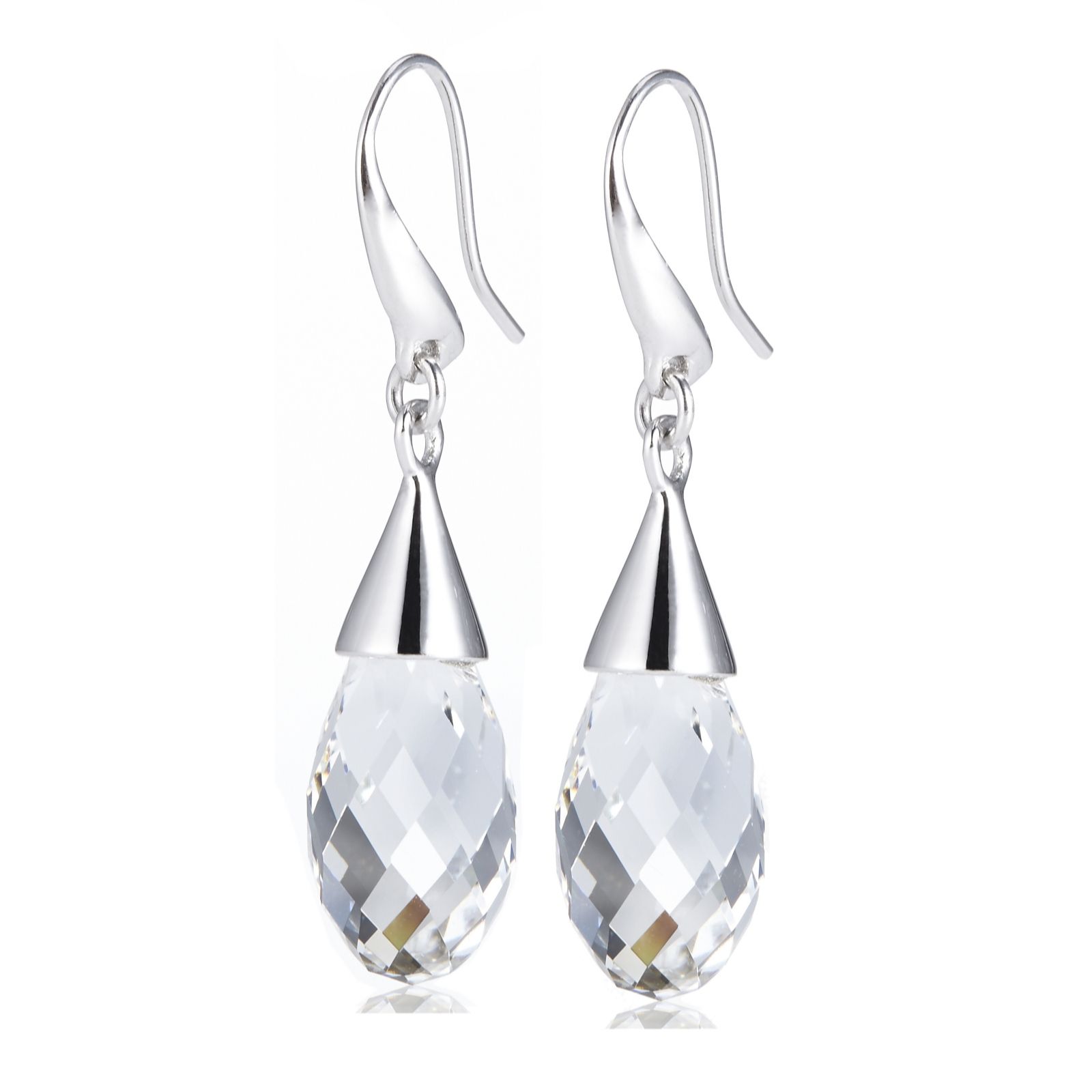 Aurora Swarovski Crystal Briolette Drop Earrings - Page 1 - QVC UK