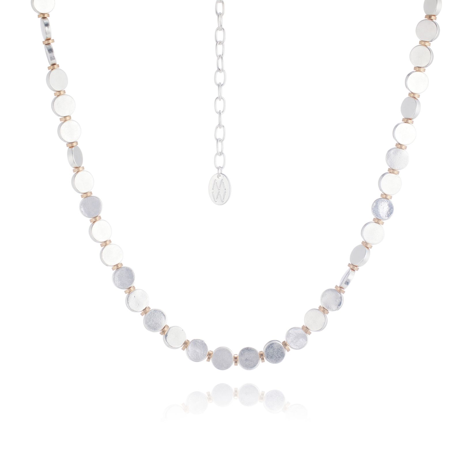 Marla Wynne Patina Finish Dot Necklace