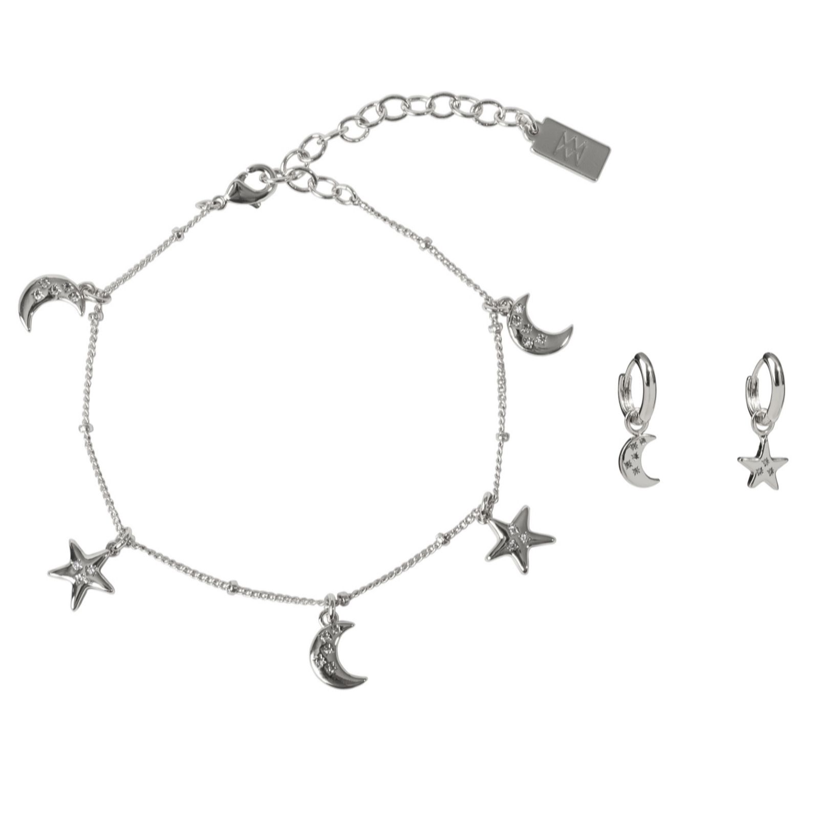 Tess Daly My JewelleryList Moon & Star Bracelet and Earring Set