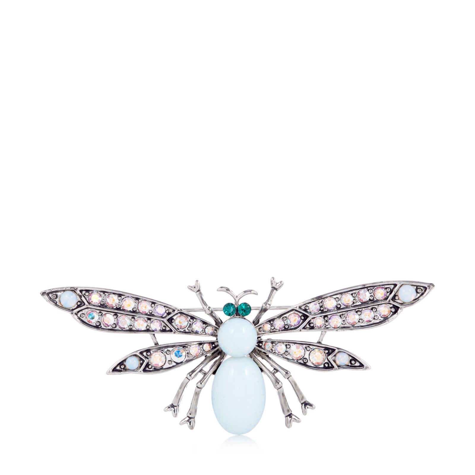 Butler & Wilson Open Wing Moth Brooch