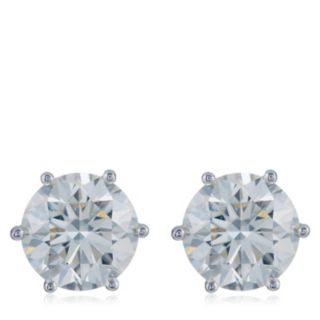 Fire Light 4ct Lab Grown Diamonds Stud Earrings 9ct Gold