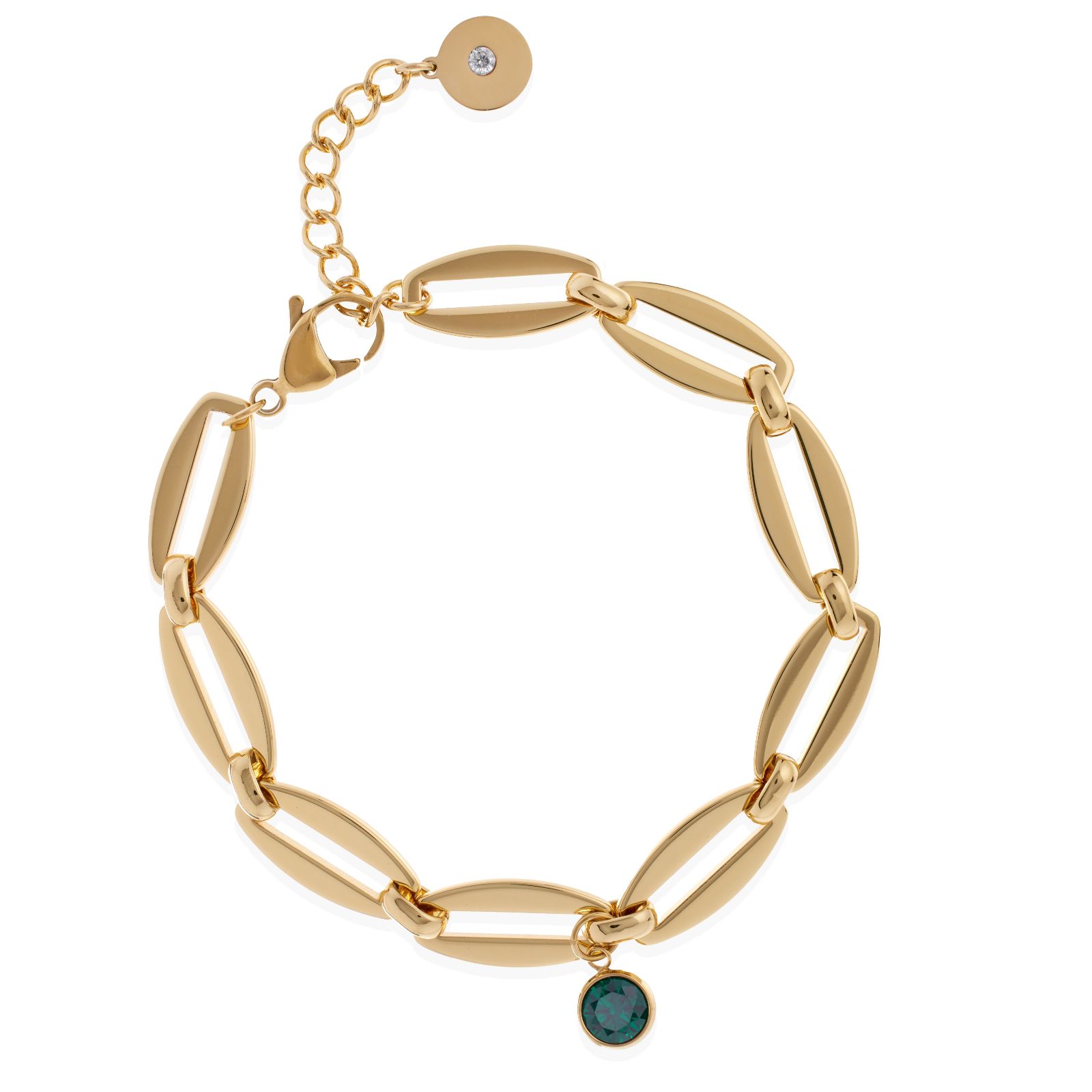 Steel by Diamonique Birthstone Bracelet Stainless Steel