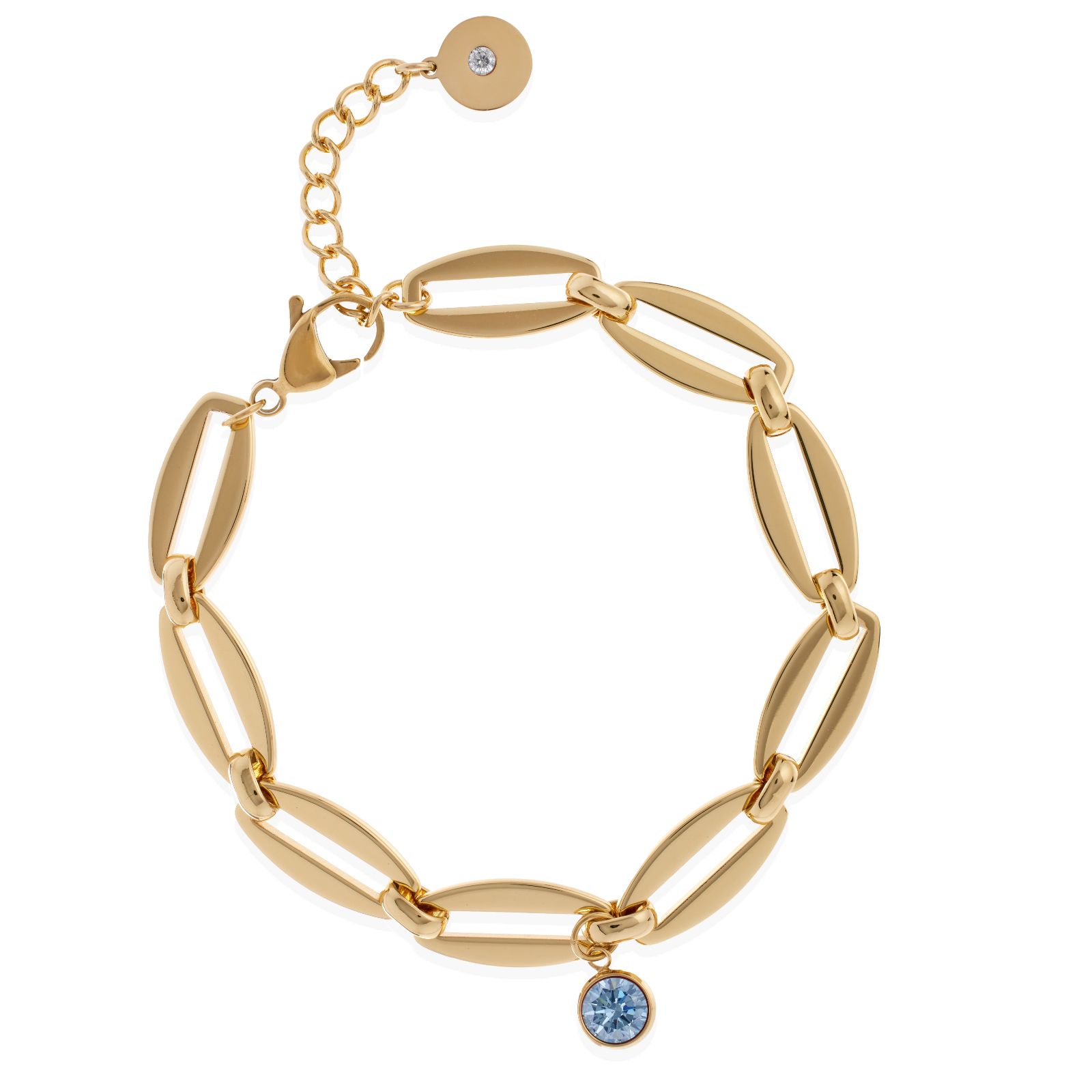 Steel by Diamonique Birthstone Bracelet Stainless Steel