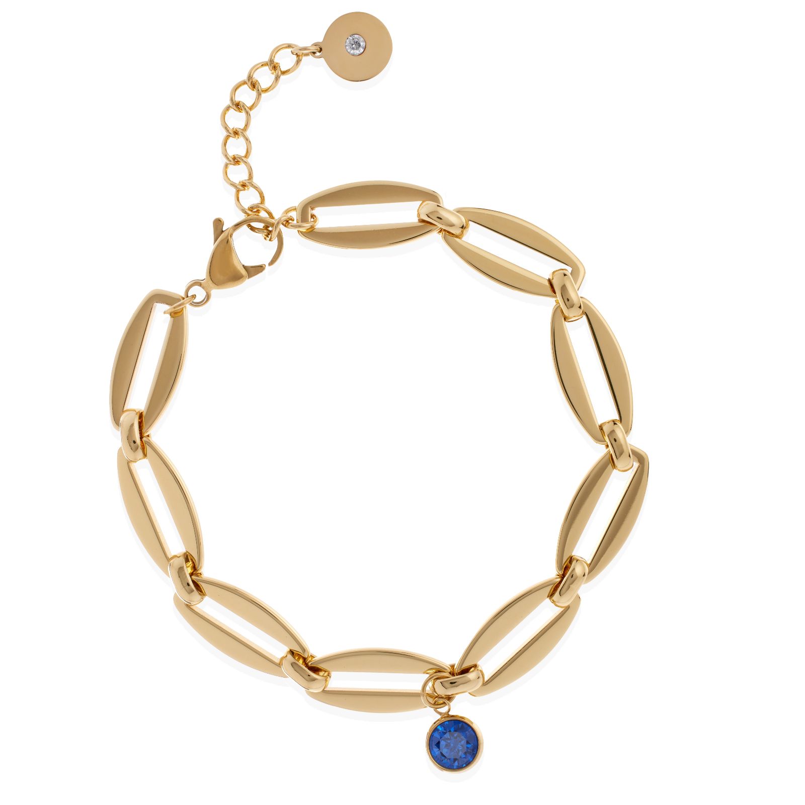 Steel by Diamonique Birthstone Bracelet Stainless Steel