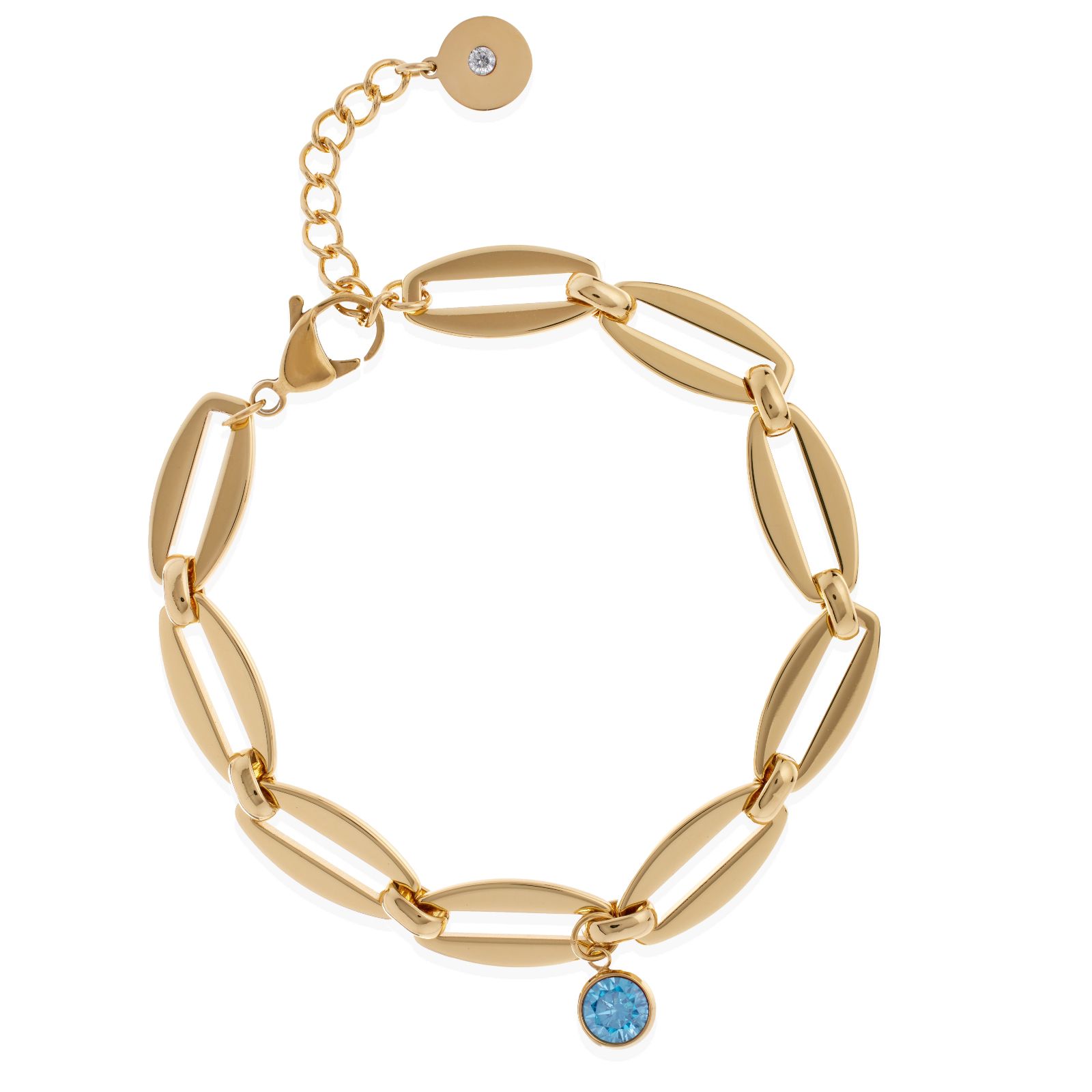 Steel by Diamonique Birthstone Bracelet Stainless Steel