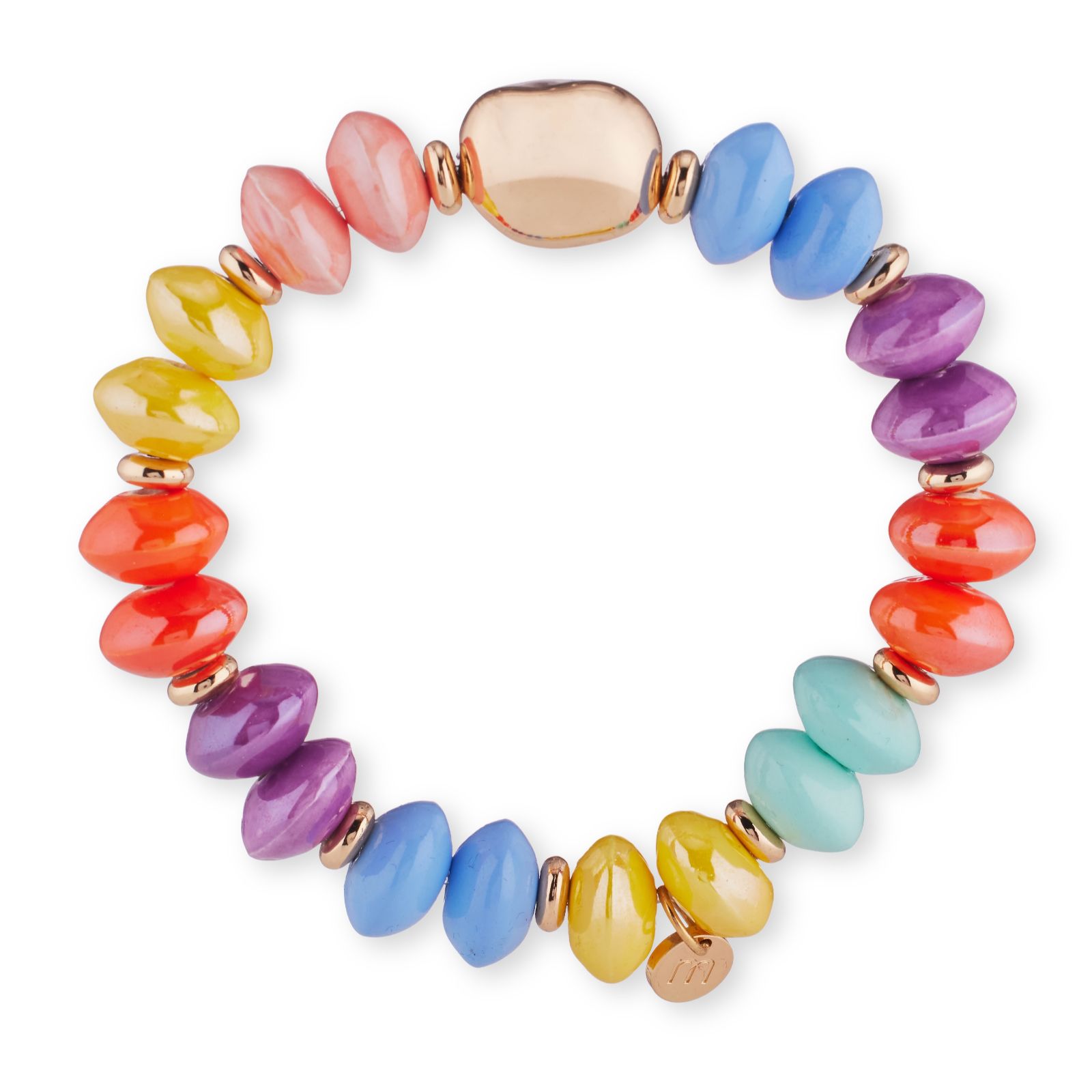 Malika Bright Bead Stretch Bracelet