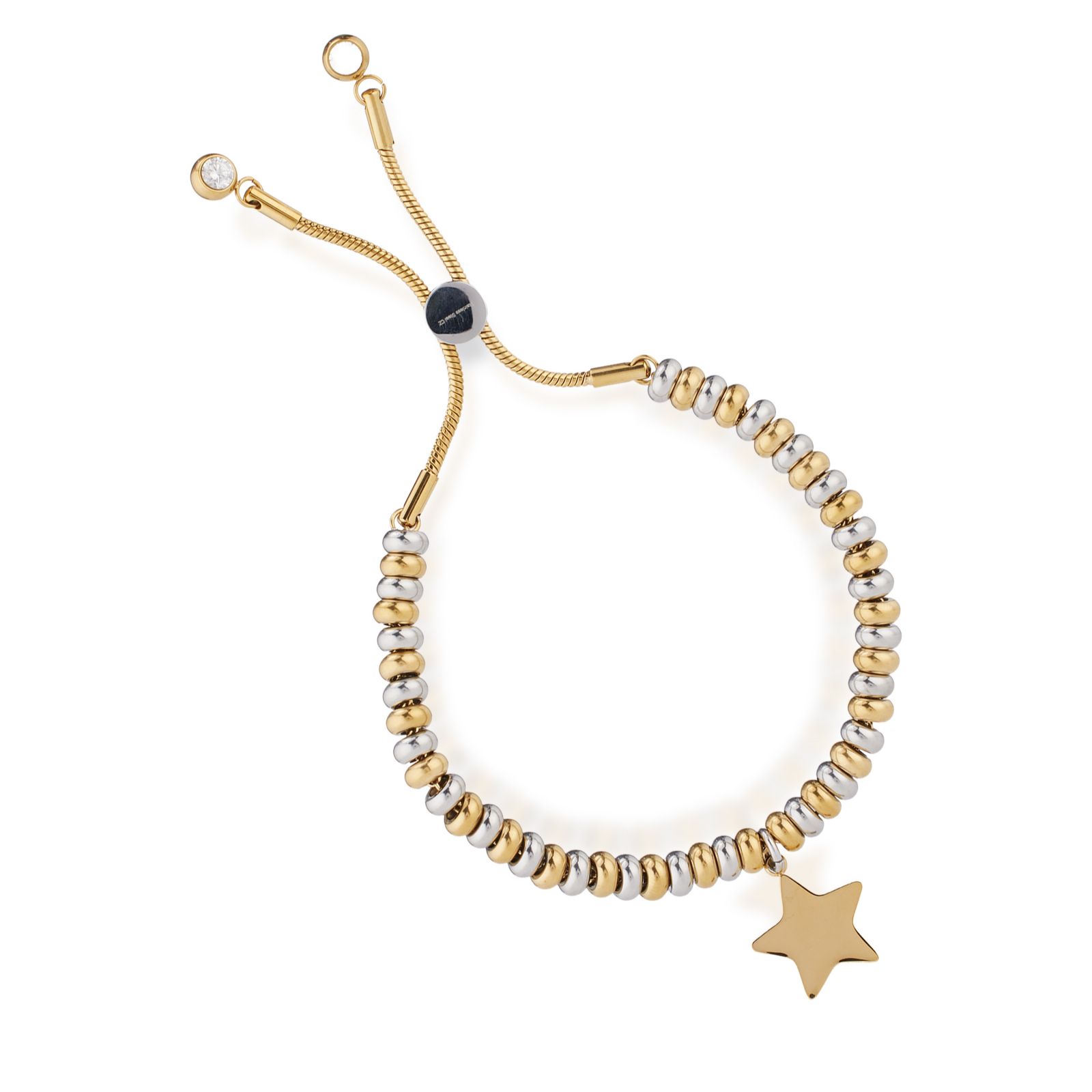 Steel by Diamonique Sweetie Chain Bracelet Stainless Steel