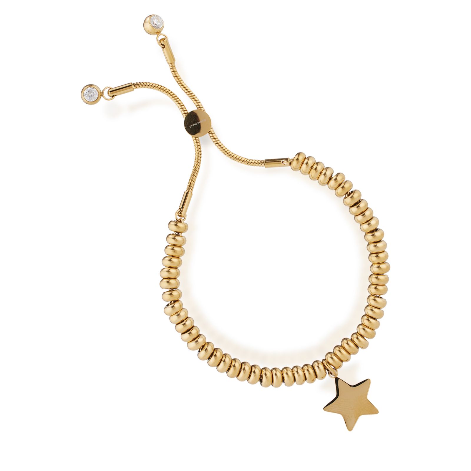 Steel by Diamonique Sweetie Chain Bracelet Stainless Steel