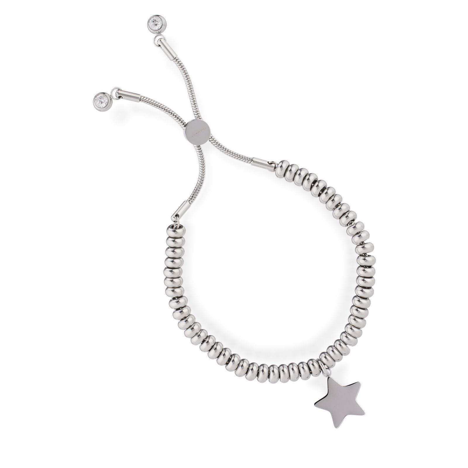 Steel by Diamonique Sweetie Chain Bracelet Stainless Steel