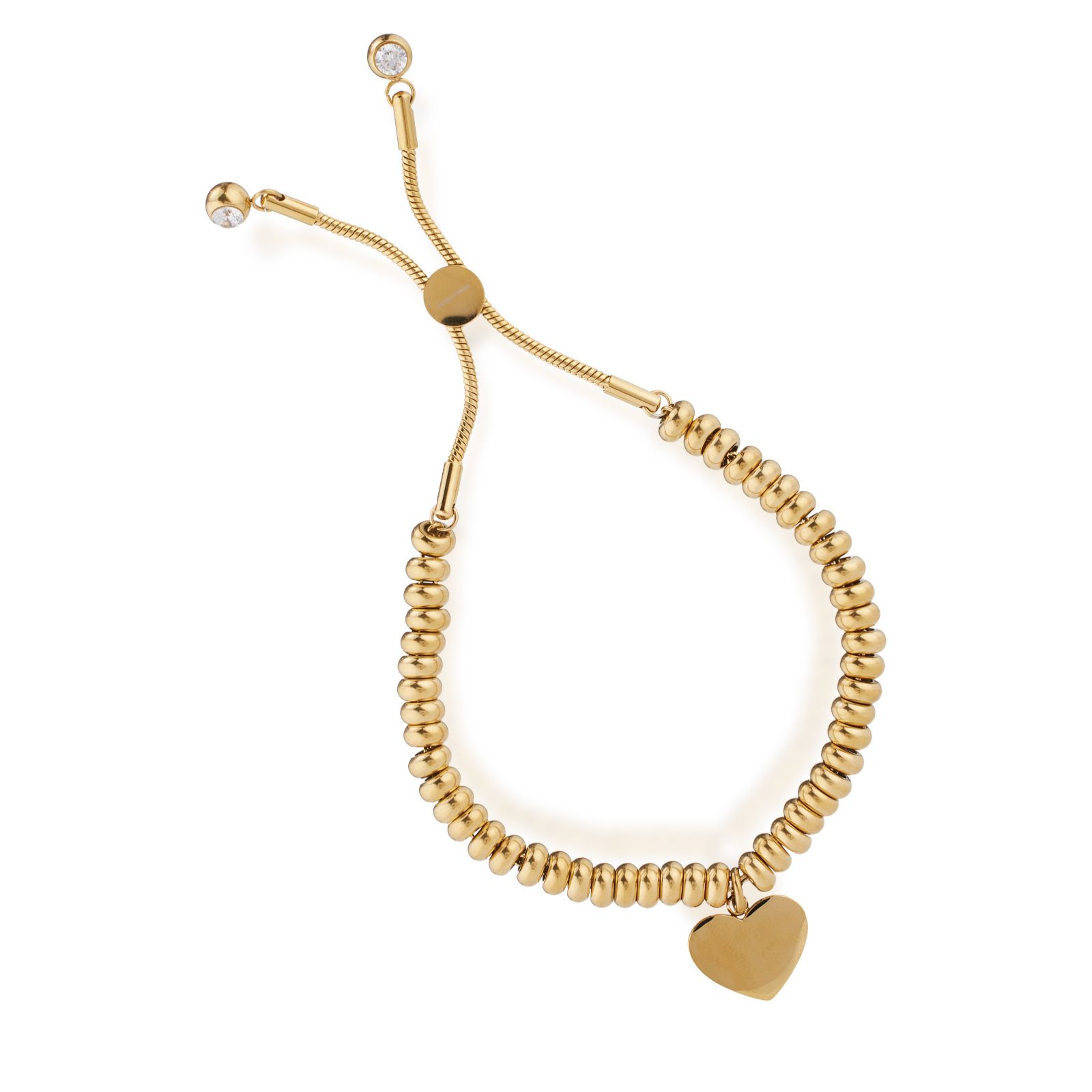 Steel by Diamonique Sweetie Chain Bracelet Stainless Steel