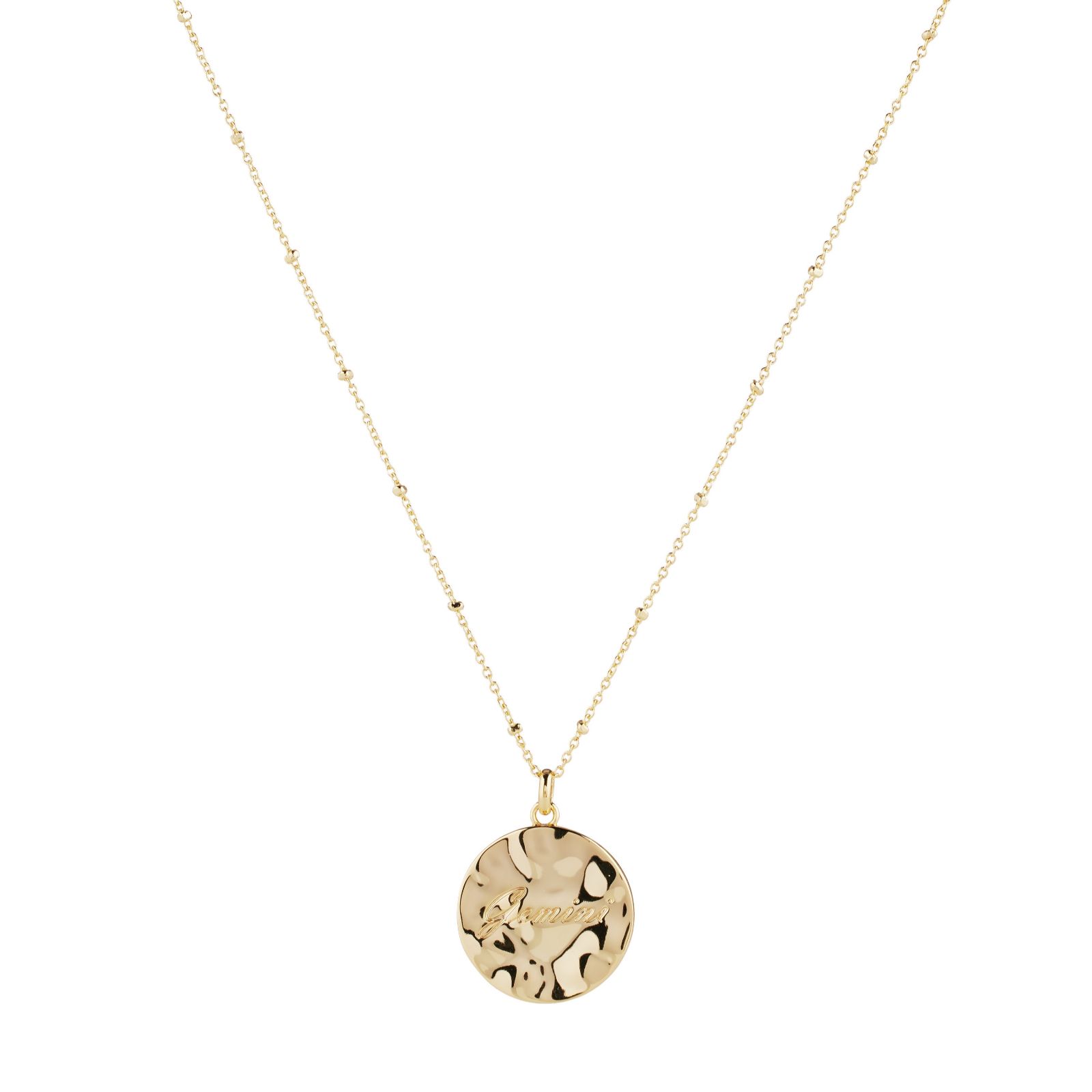 Diamonique Edit 0.22ct tw Zodiac Pendant & Chain