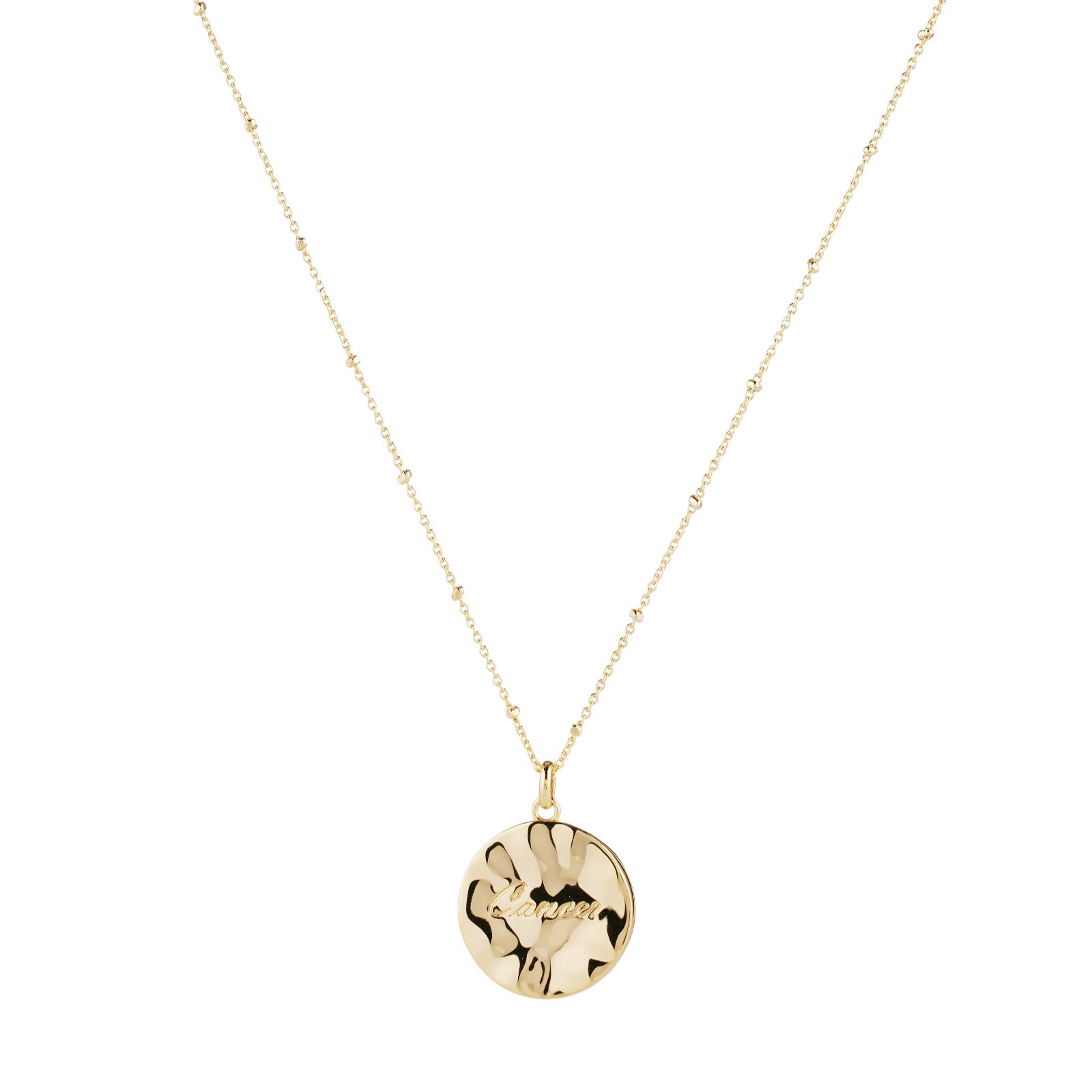 Diamonique Edit 0.22ct tw Zodiac Pendant & Chain