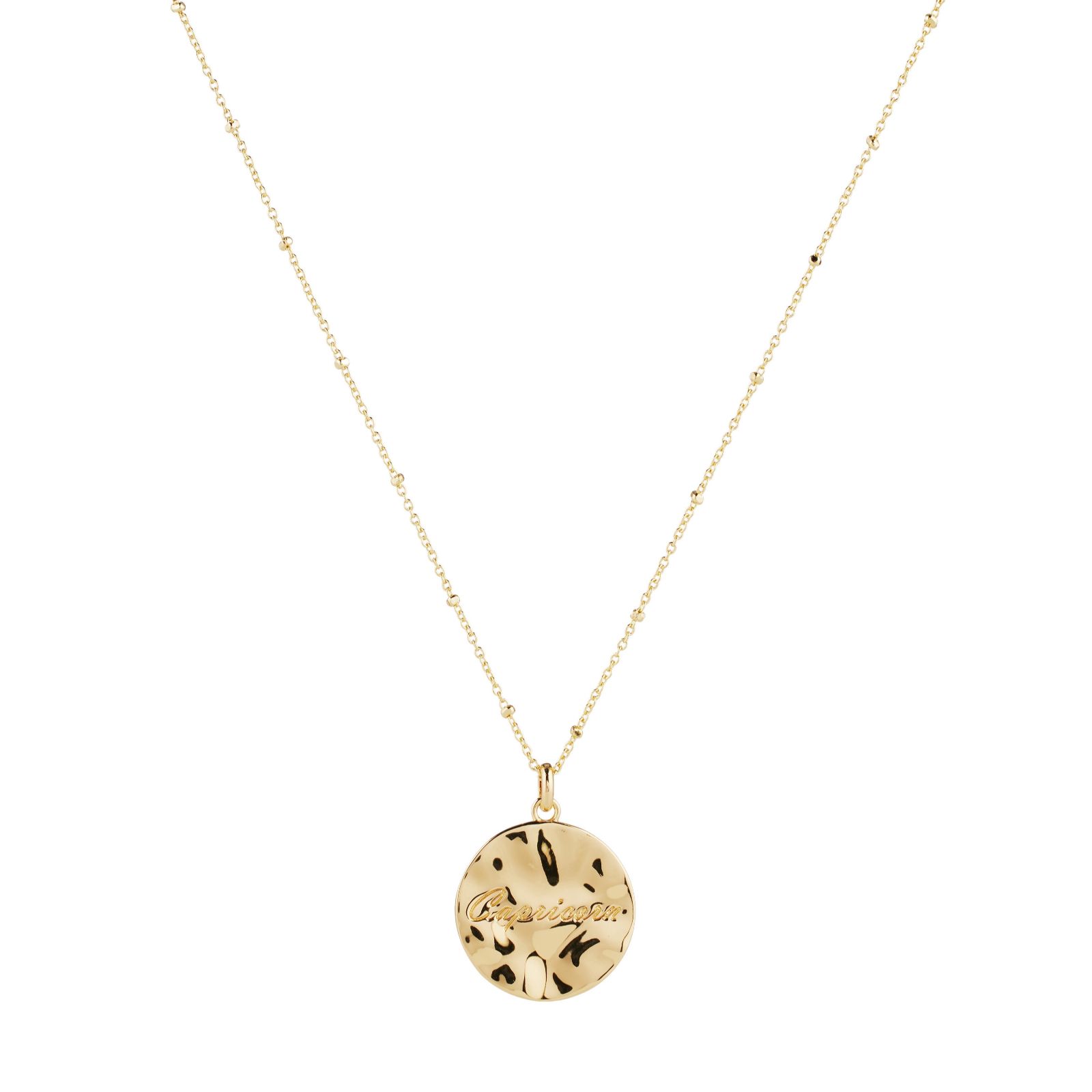 Diamonique Edit 0.22ct tw Zodiac Pendant & Chain