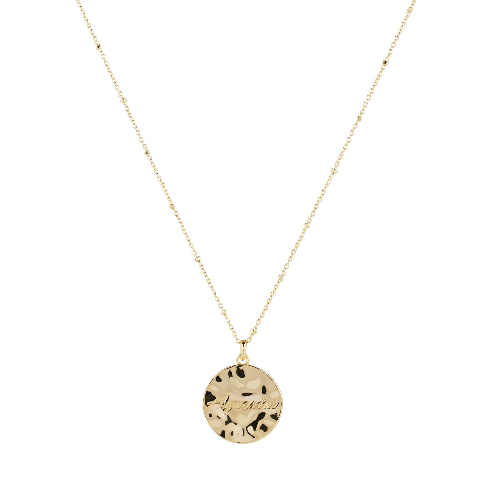 Diamonique Edit 0.22ct tw Zodiac Pendant & Chain