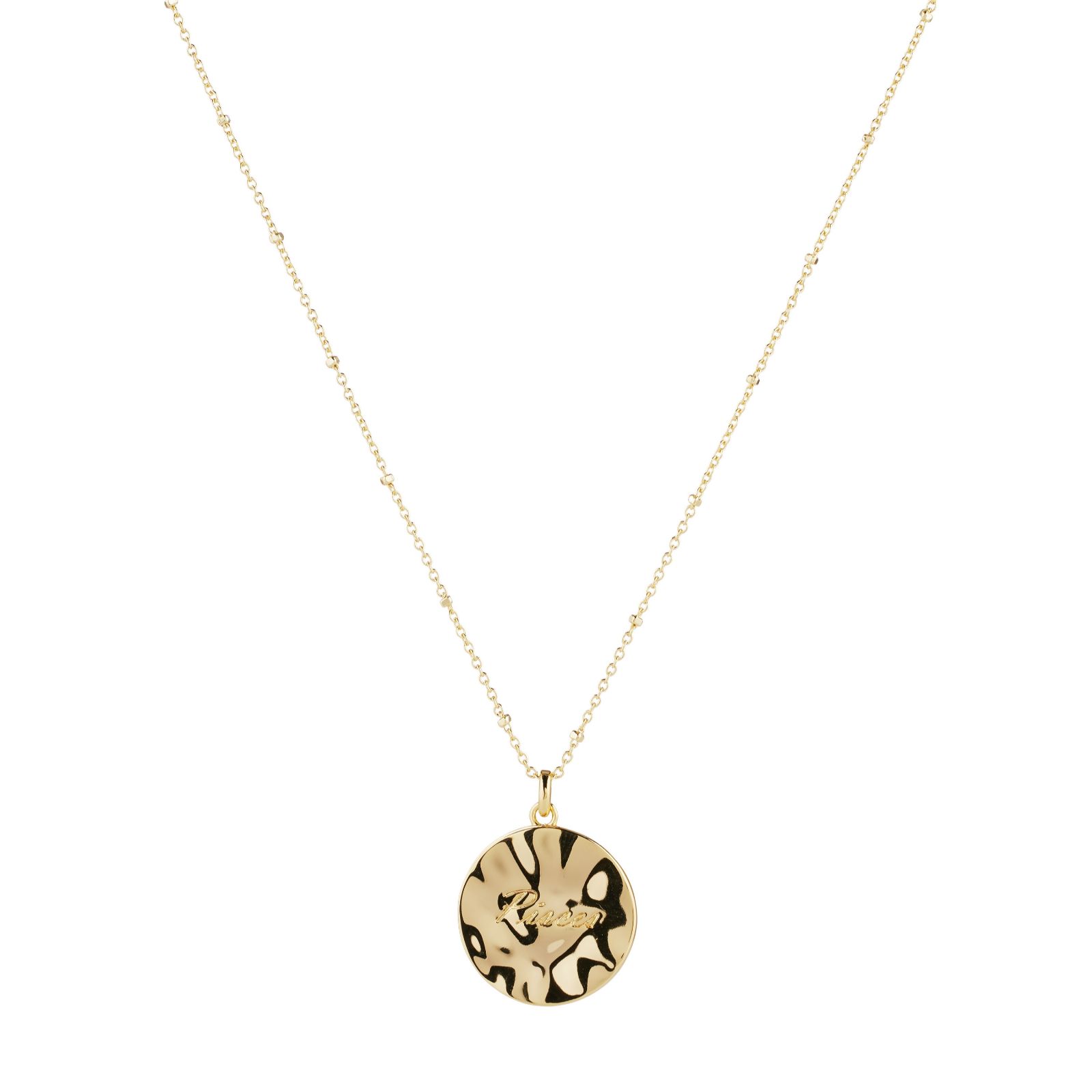 Diamonique Edit 0.22ct tw Zodiac Pendant & Chain