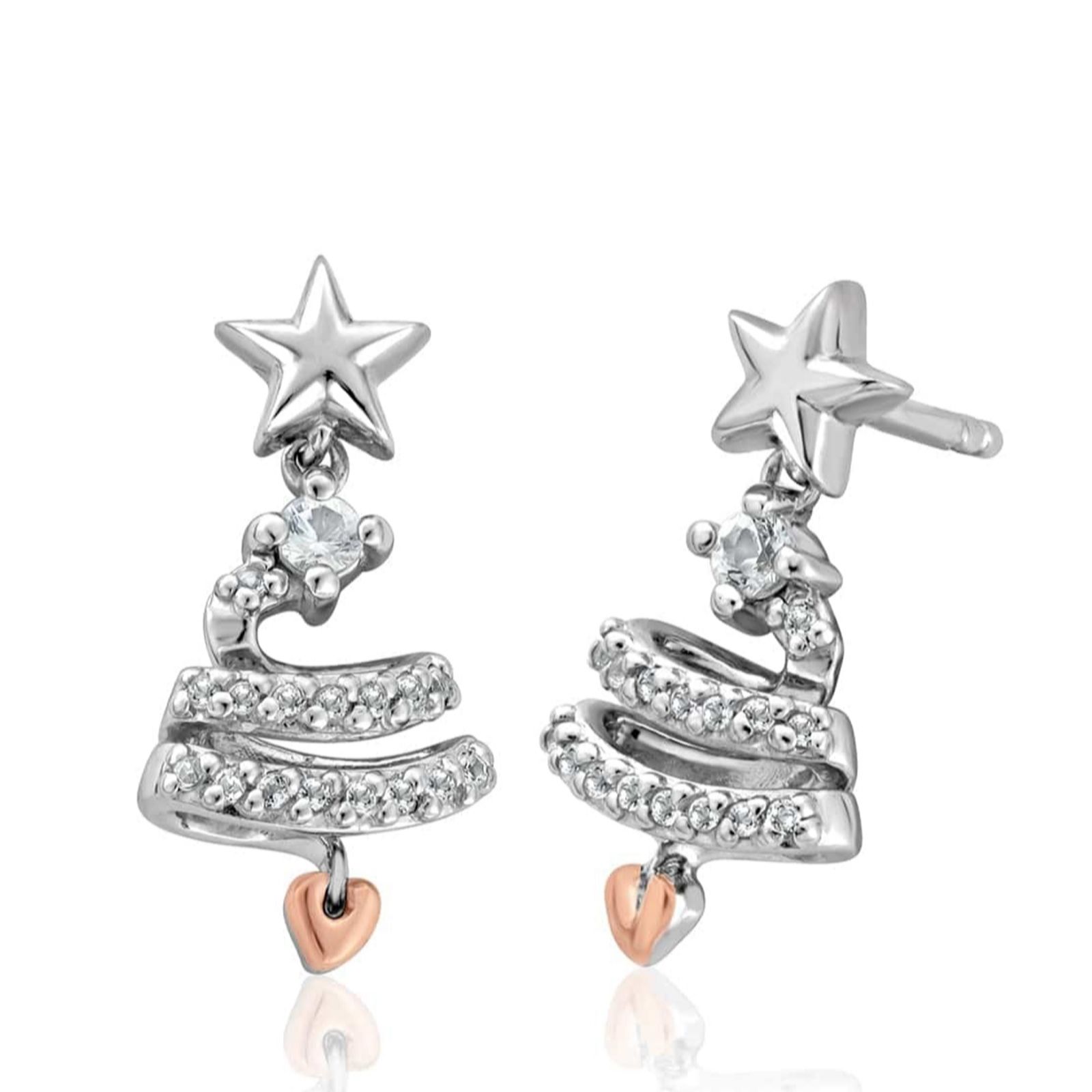 Clogau Christmas Tree Drop Earrings