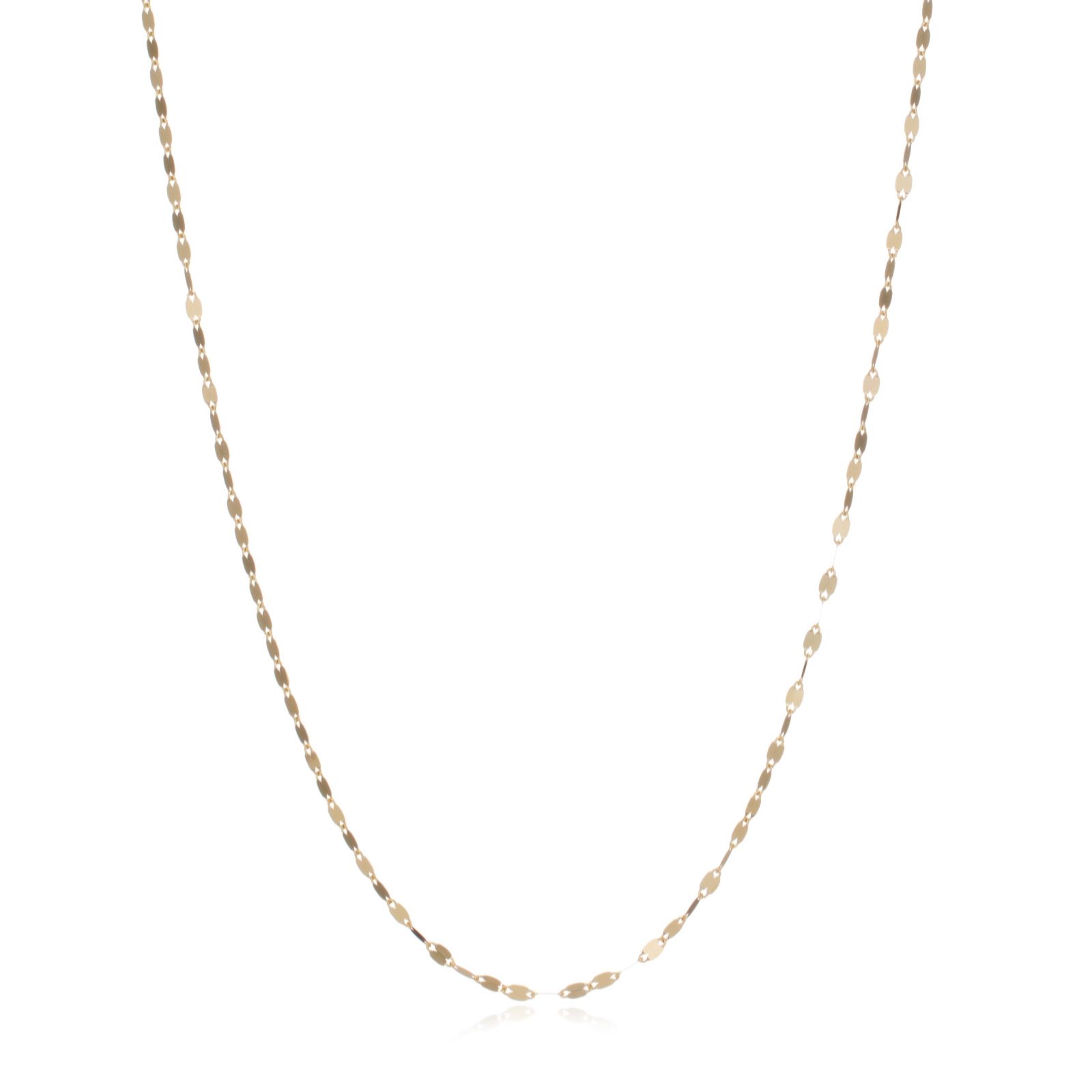 GOLD 9ct Italian Gold Petal Necklace