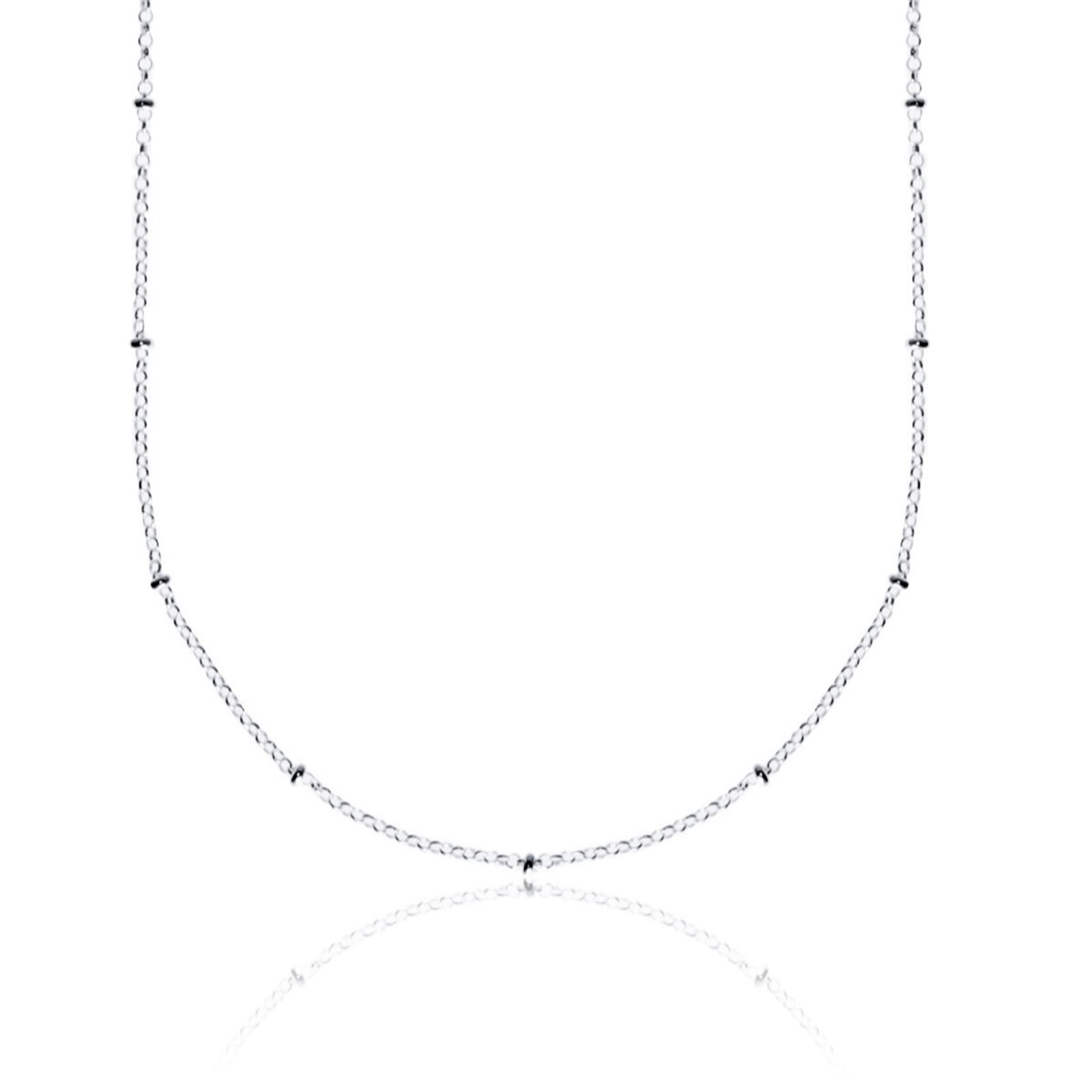 Nina B Chain with Beads Sterling Silver