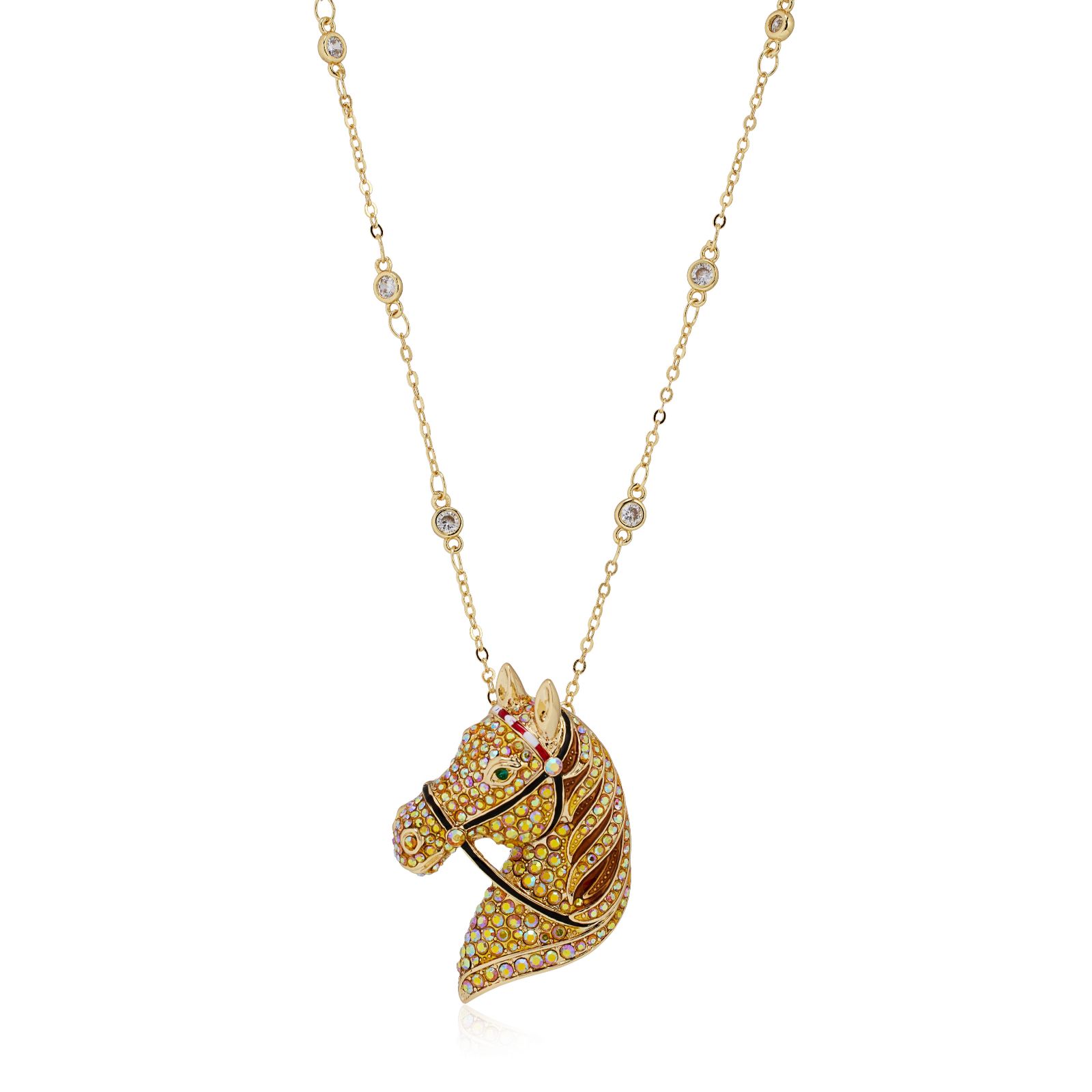 Butler & Wilson Horse Head Pendant