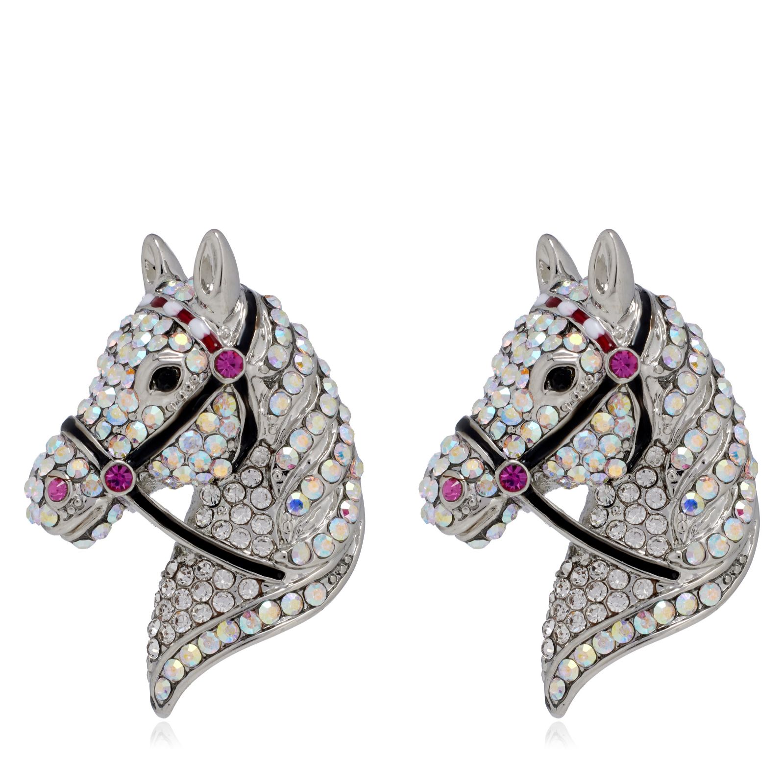 Butler & Wilson Horse Head Studs
