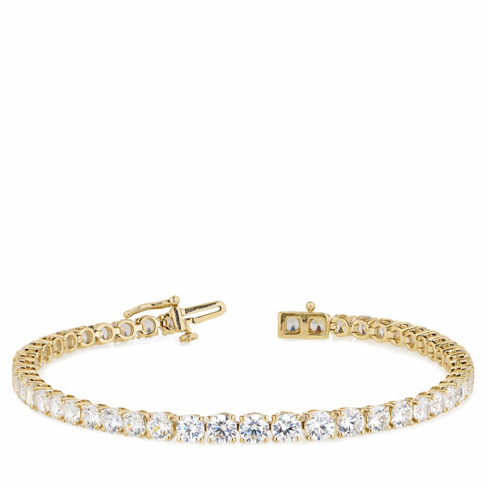 Fire Light 10ct Lab Grown Diamond Tennis Bracelet 9ct Gold