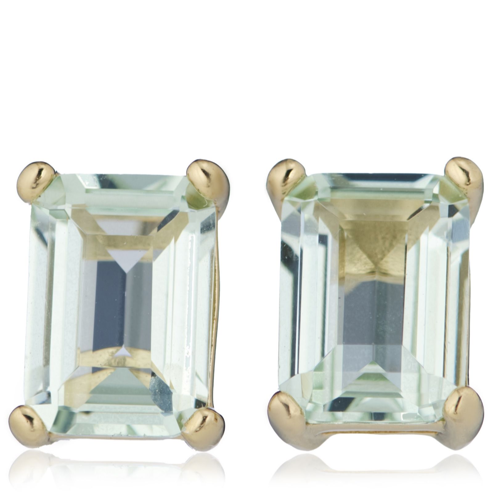 Diamonique 1.3ct tw Sorbet Collection Stud Earrings Sterling Silver