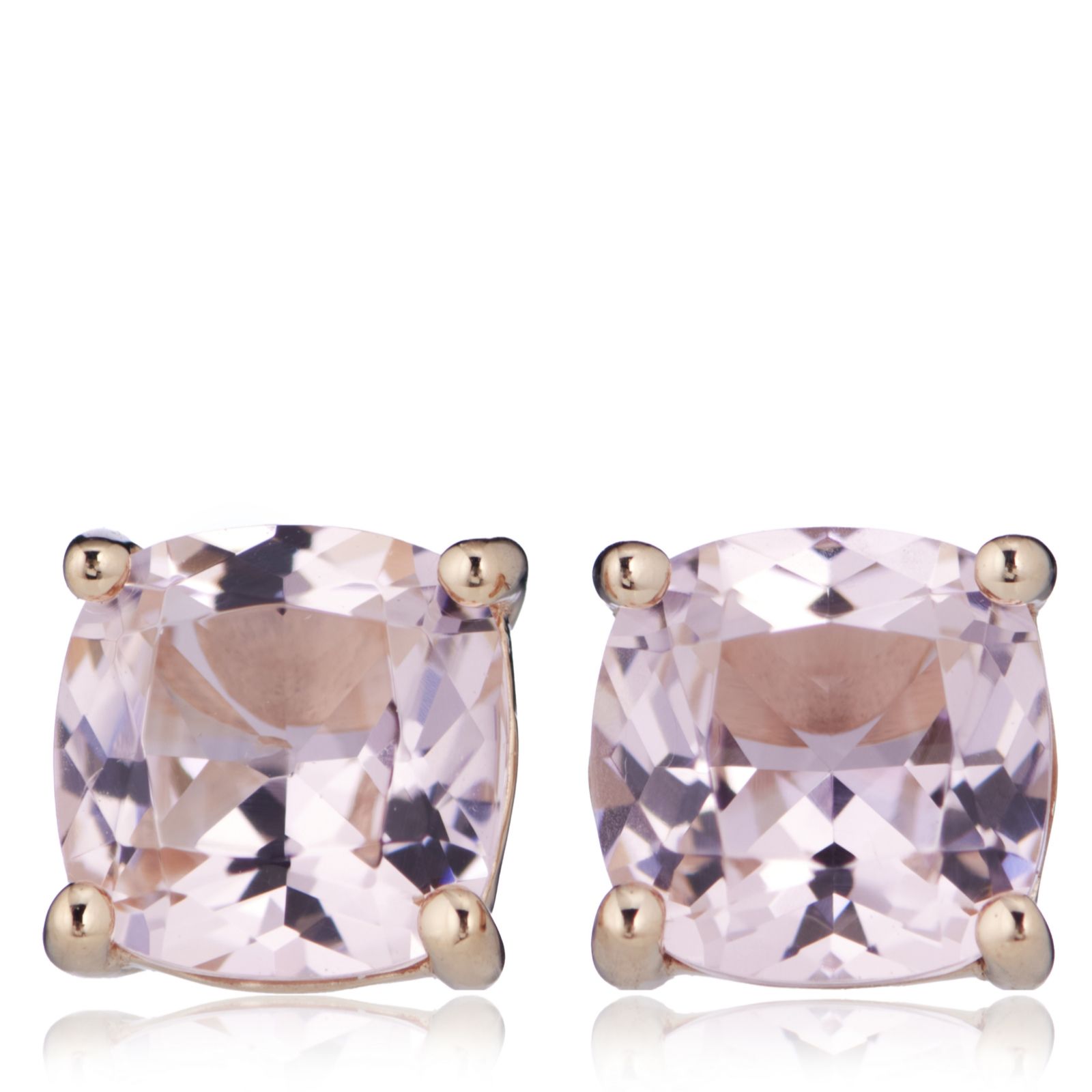 Diamonique 1.3ct tw Sorbet Collection Stud Earrings Sterling Silver