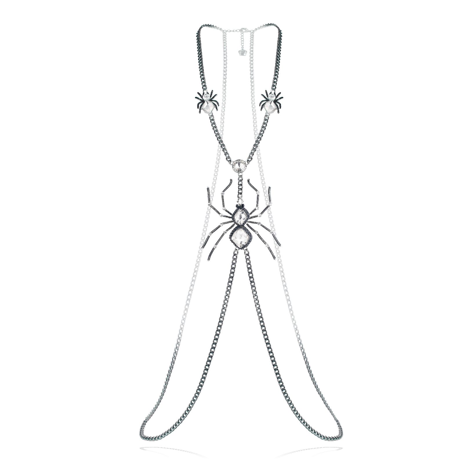Butler & Wilson Crystal Spider Body Chain