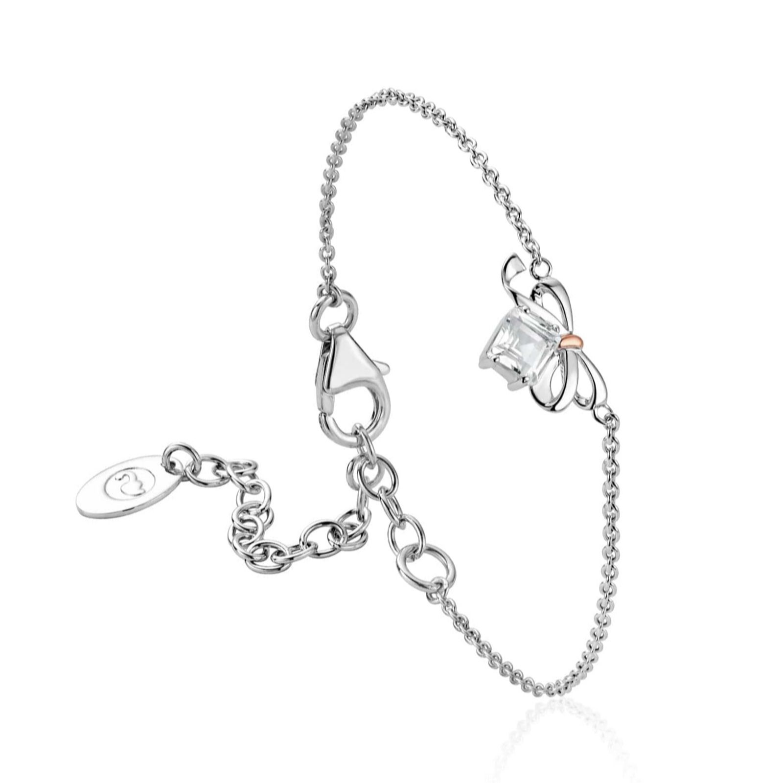 Clogau Bow Square Bracelet