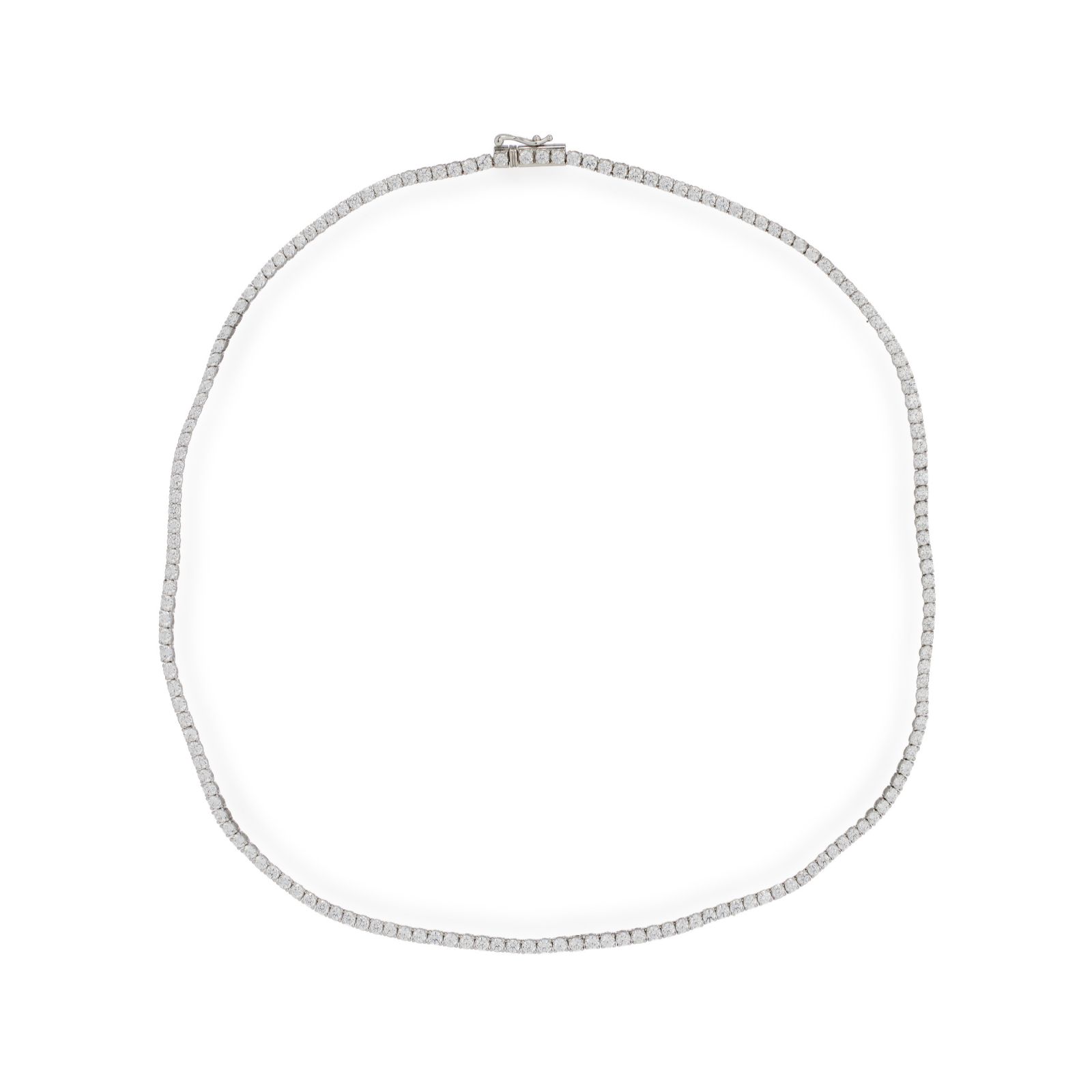 Firelight 10ct Lab Grown Diamond Tennis Necklace 9ct Gold