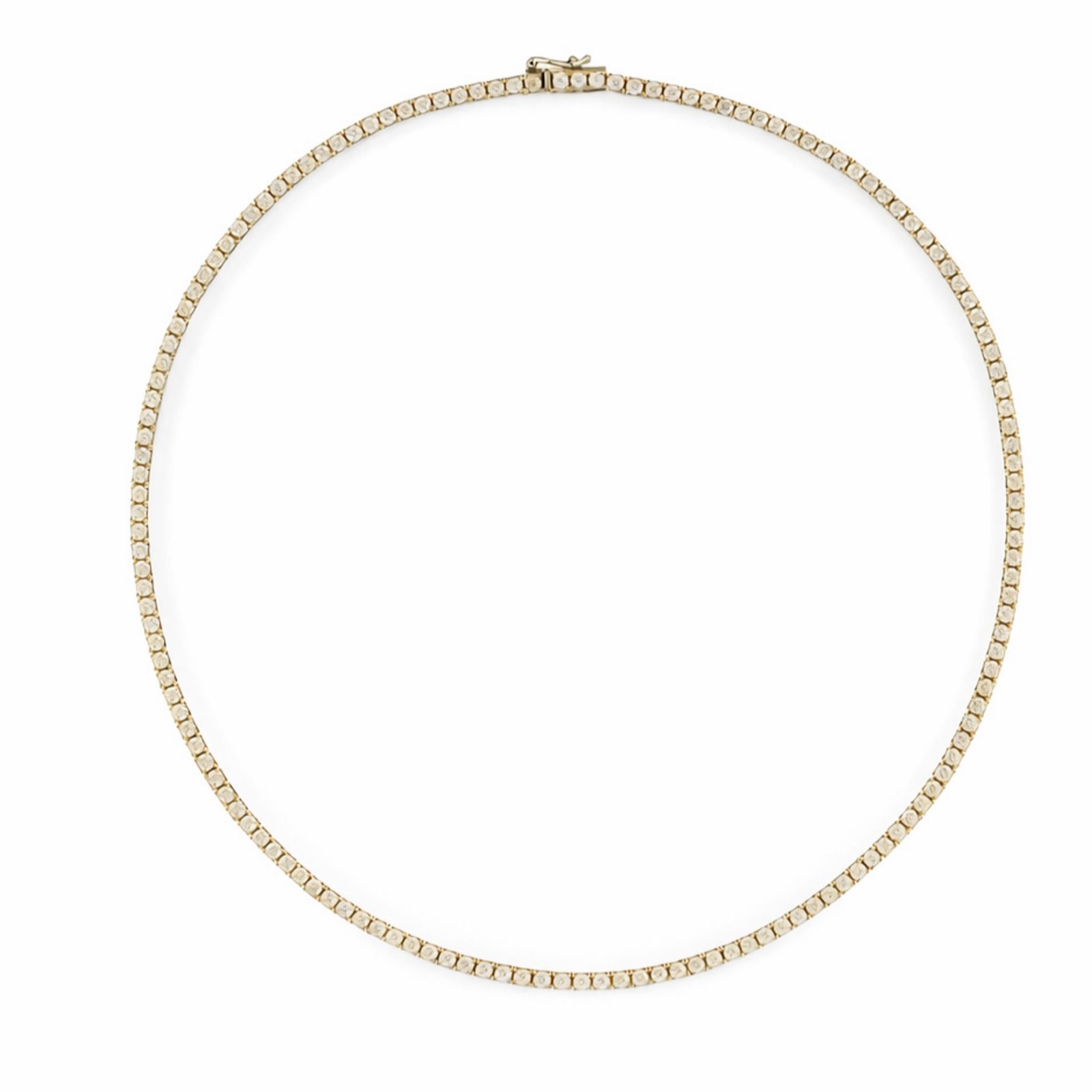 Firelight 10ct Lab Grown Diamond Tennis Necklace 9ct Gold